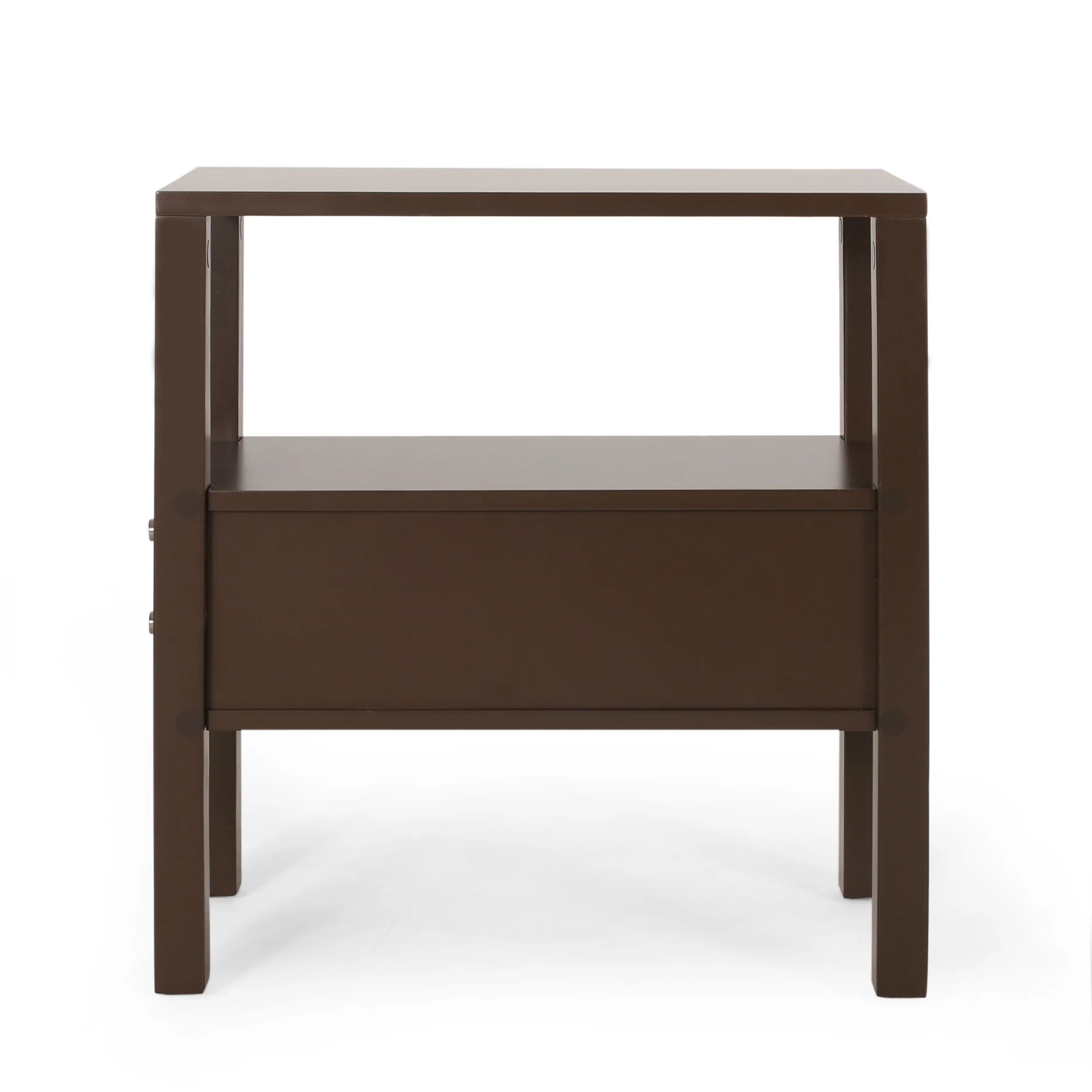Stroble Contemporary Wooden Side Table with Drawer - furnishings