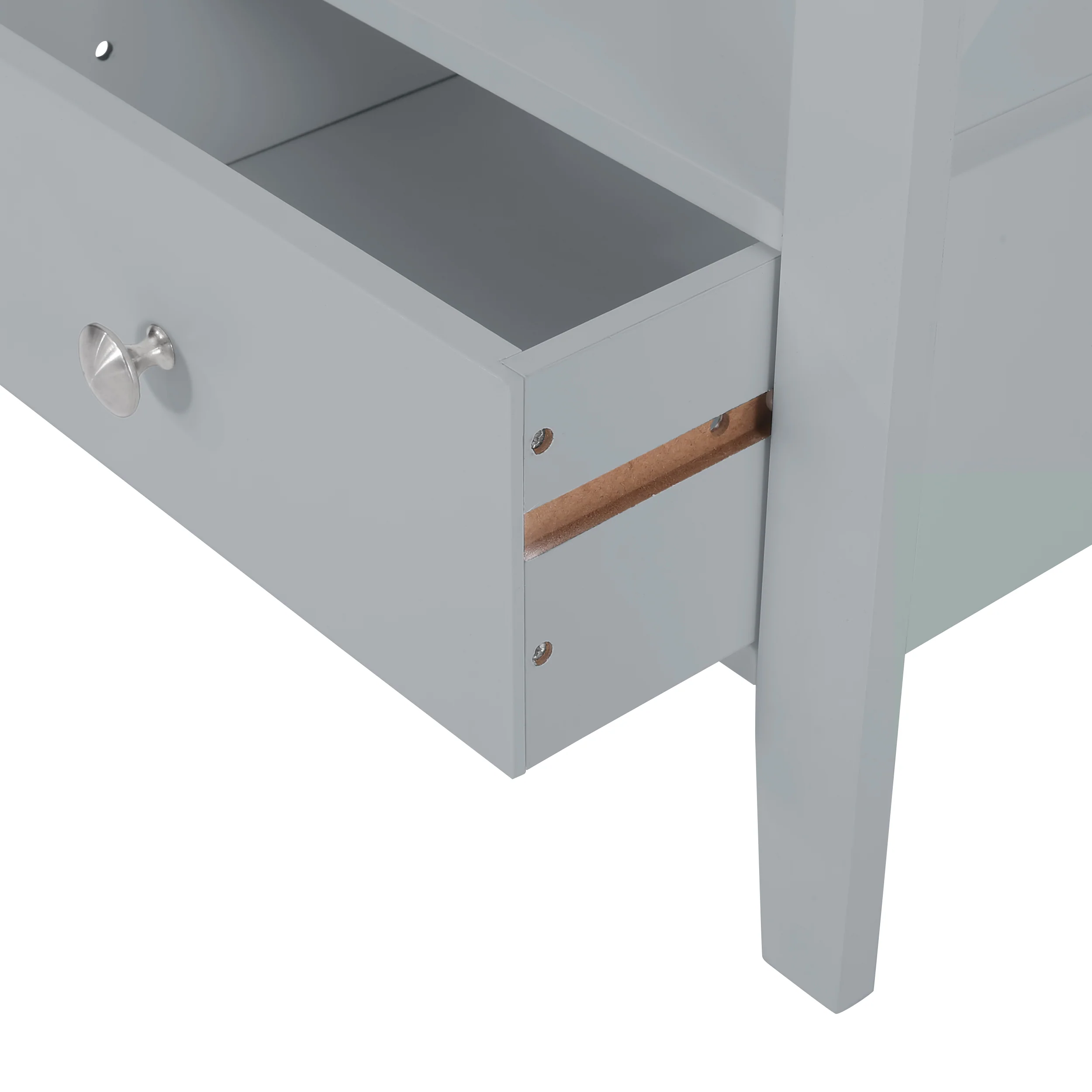 Lewis Modern Bathroom Floor Storage Rack with Drawer - furnishings
