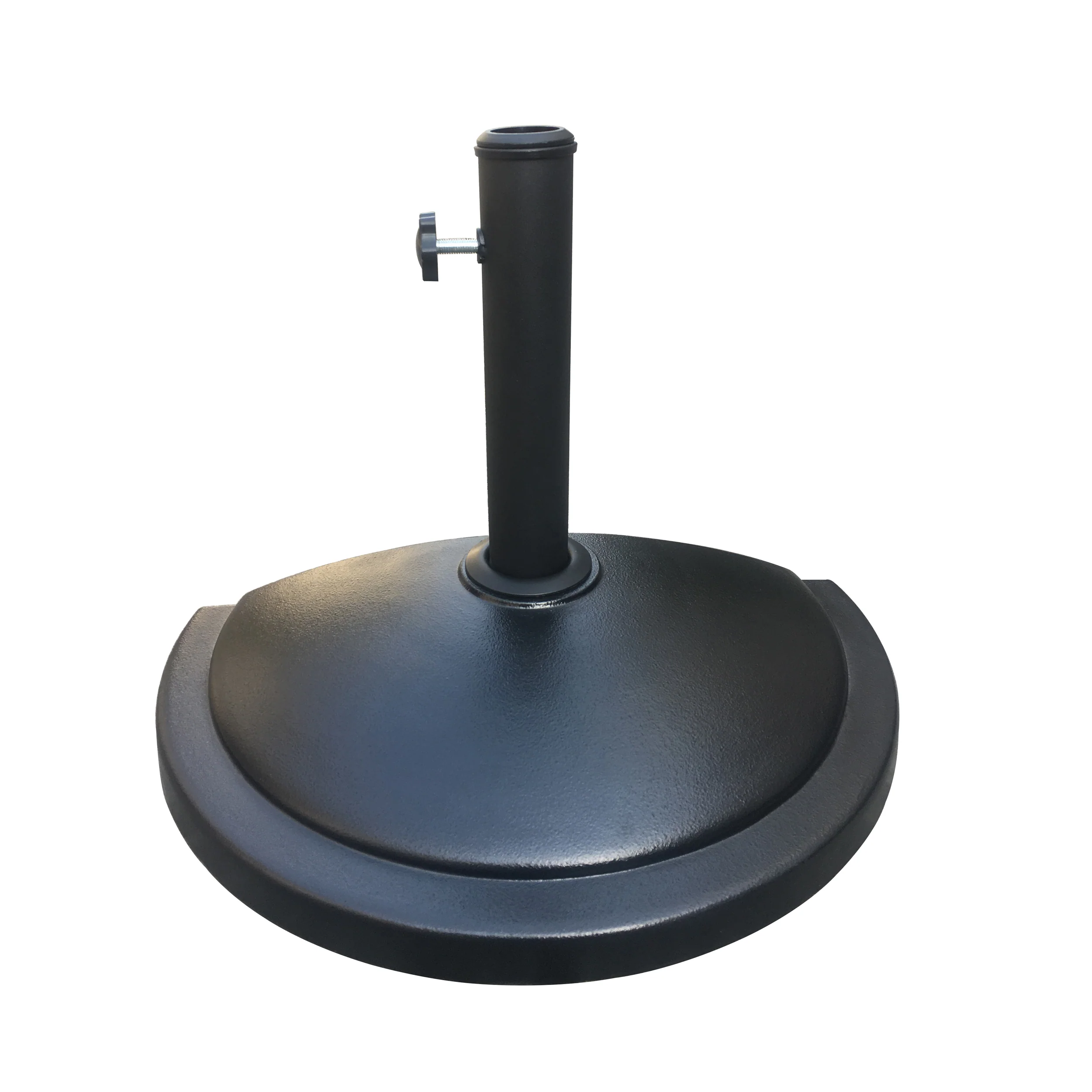 Nixon Outdoor 25lb Concrete Half Round Umbrella Base - furnishings