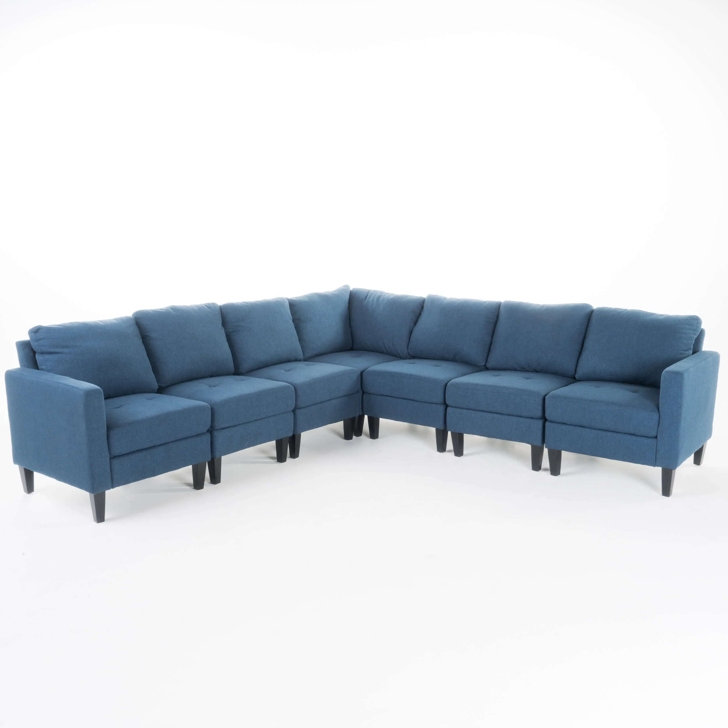 Bridger 7 Piece Versatile Fabric Sectional Couch - furnishings