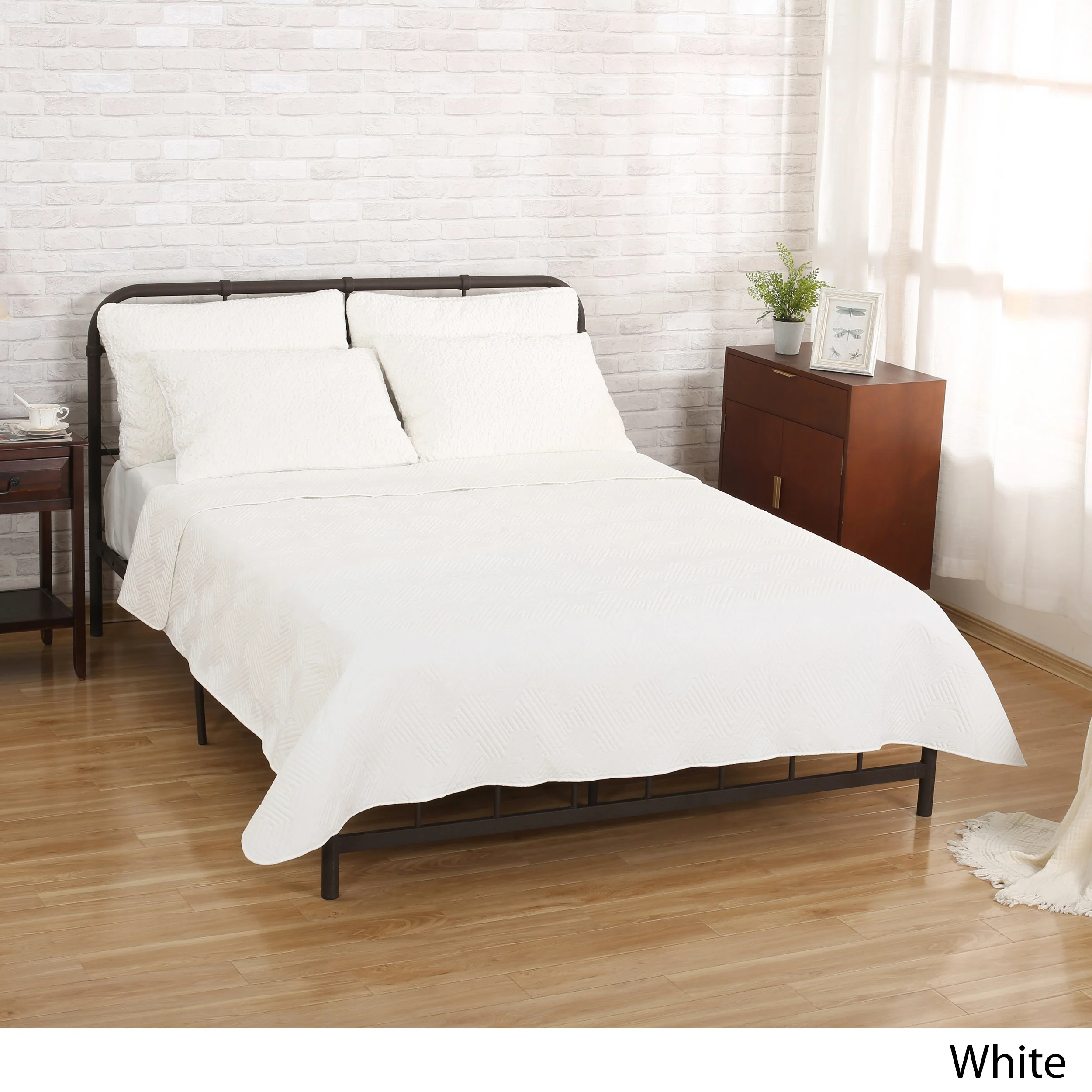 Cohen Double Bed Fabric Quilt - furnishings