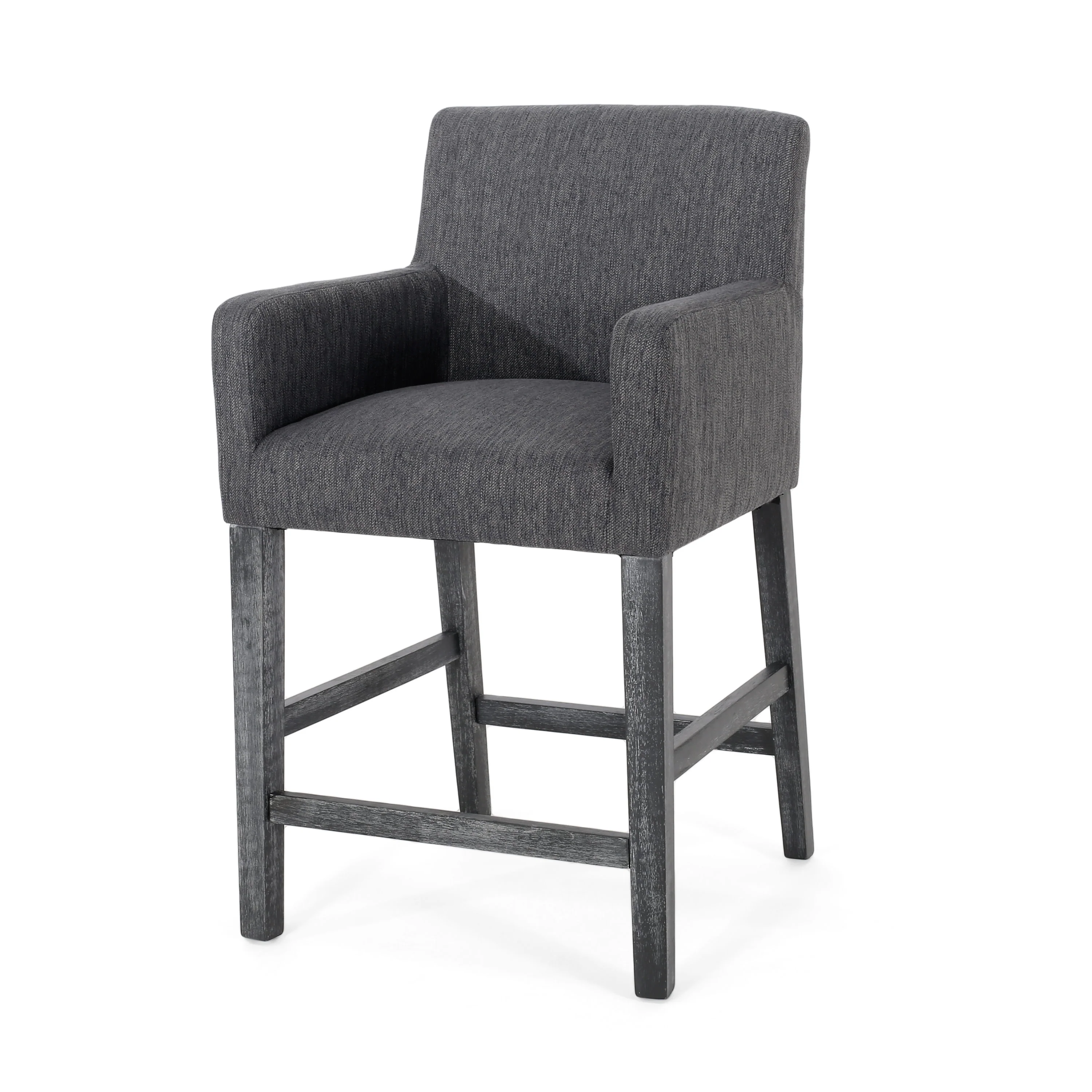 Chaparral Contemporary Fabric Upholstered Wood 26 inch Counter Stool - furnishings