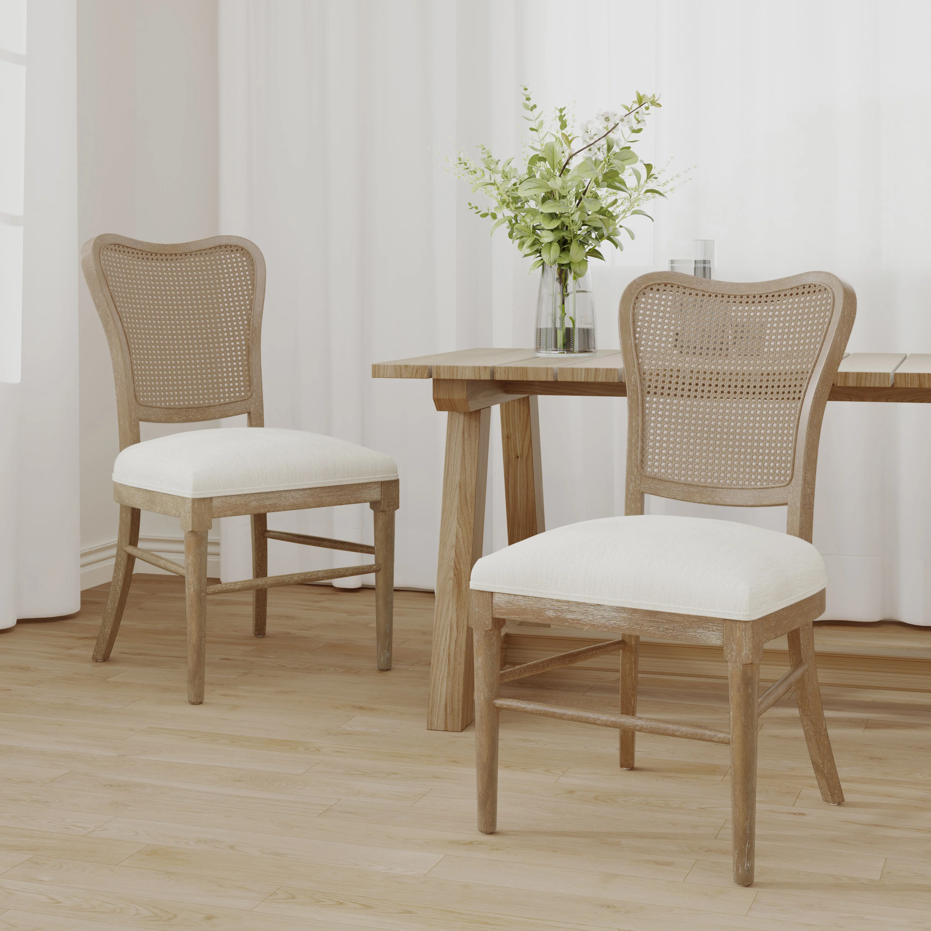 Megar Modern Upholstered Dining chair (Set of 2) - furnishings