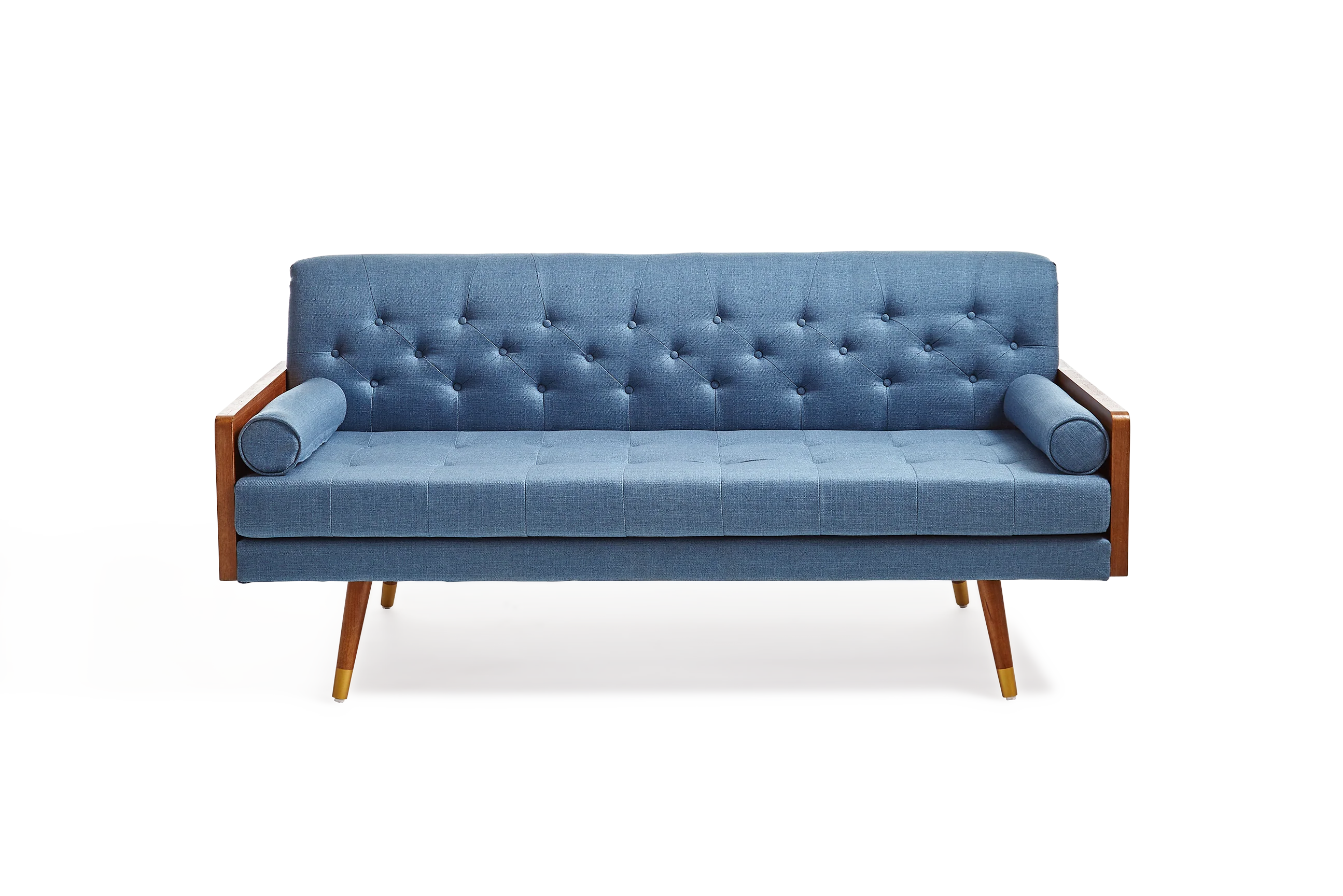 Aidan Mid Century Modern Tufted Fabric Sofa - furnishings