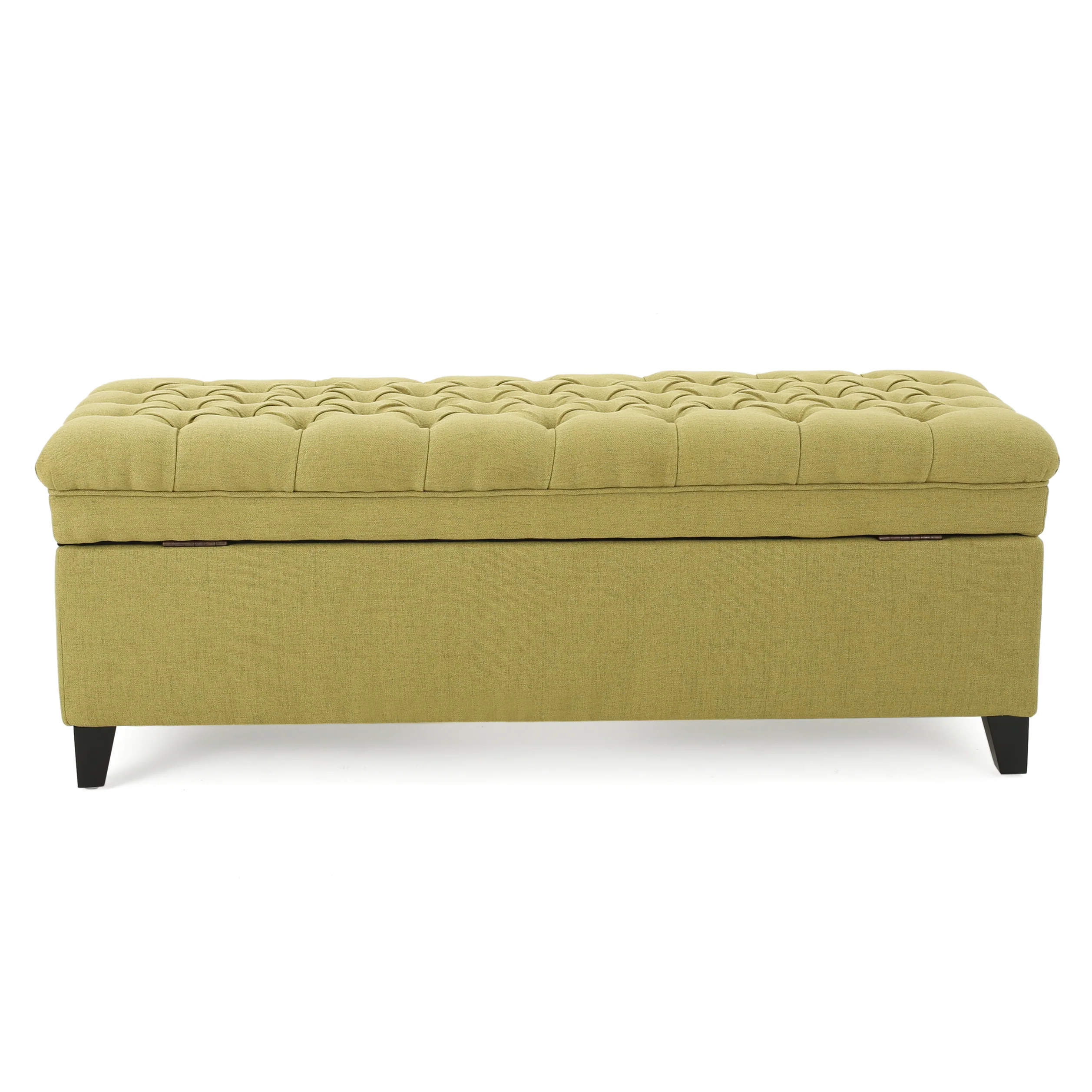Laguna French Style Tufted Fabric Storage Ottoman Bench - furnishings