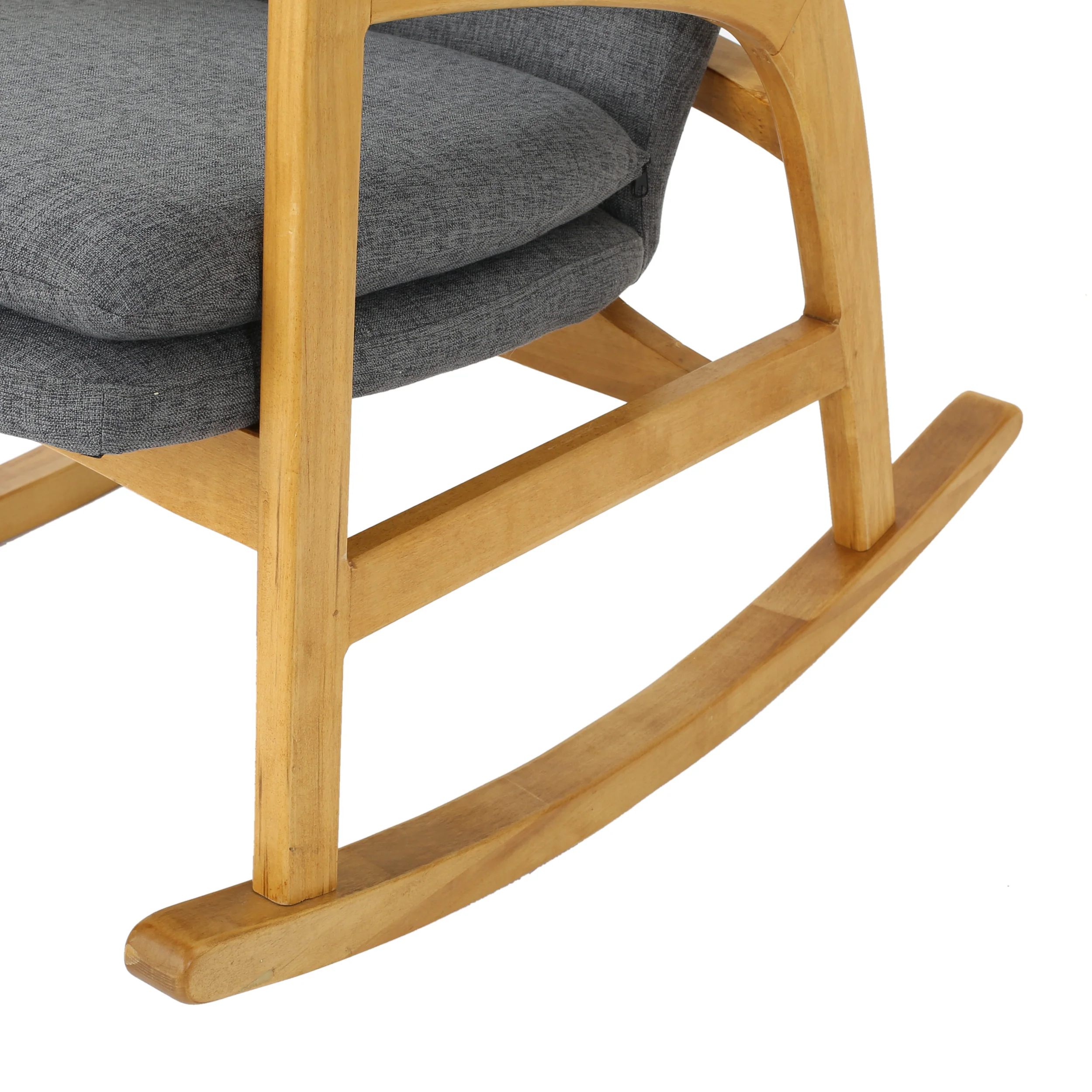 Whitman Mid Century Fabric Rocking Chair - furnishings