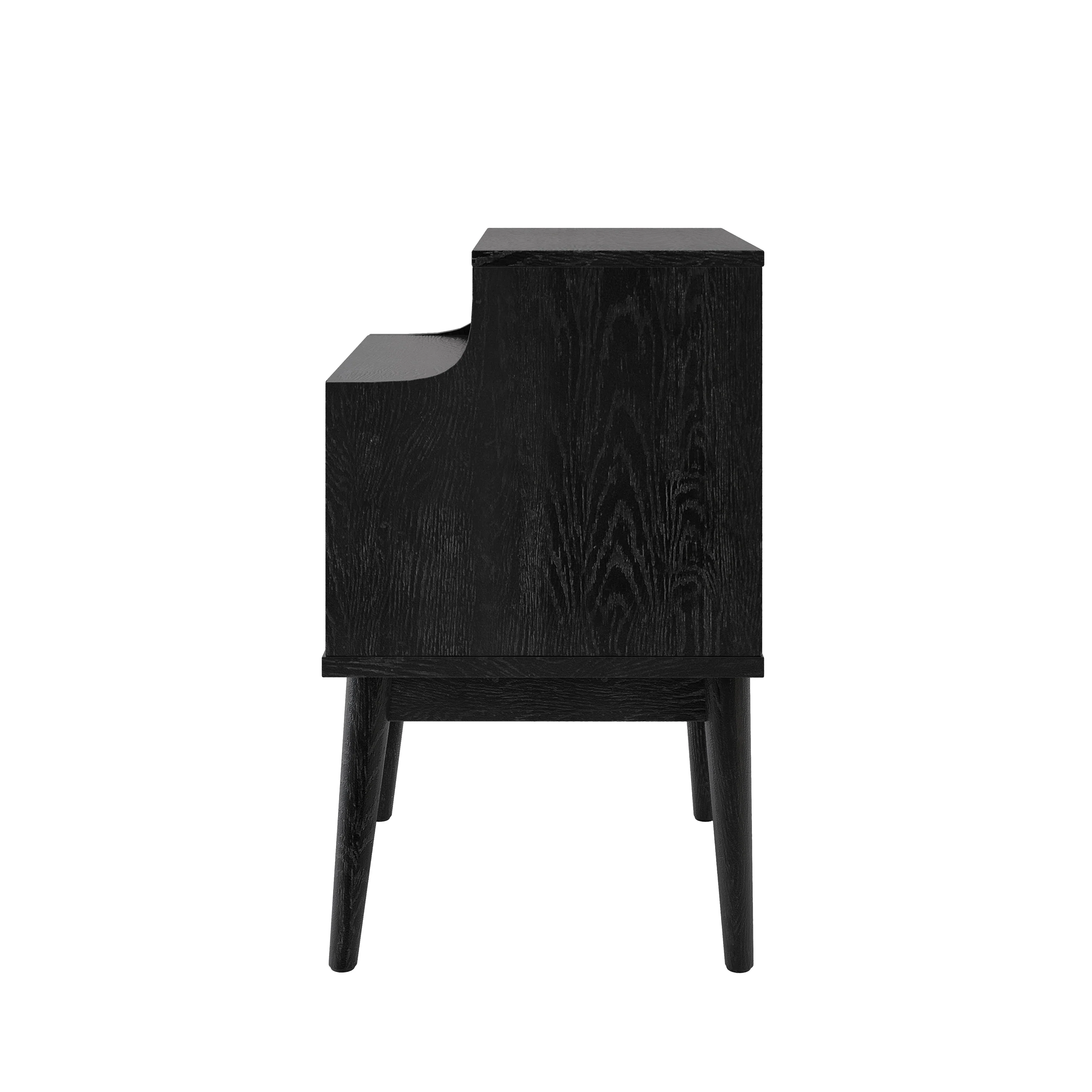 Wilbur Mid Century Modern Wooden Nightstand - furnishings