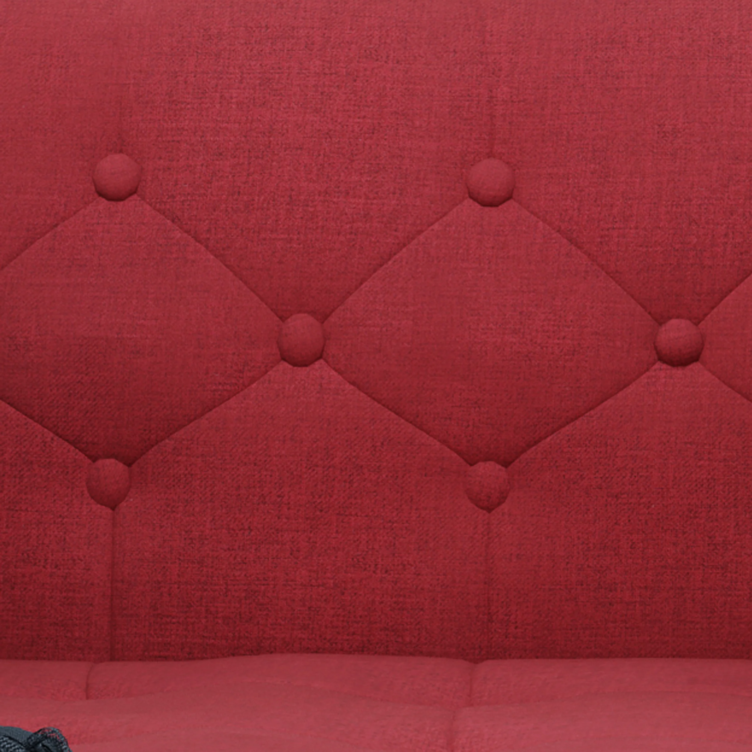 Aidan Mid Century Modern Tufted Fabric Sofa - furnishings