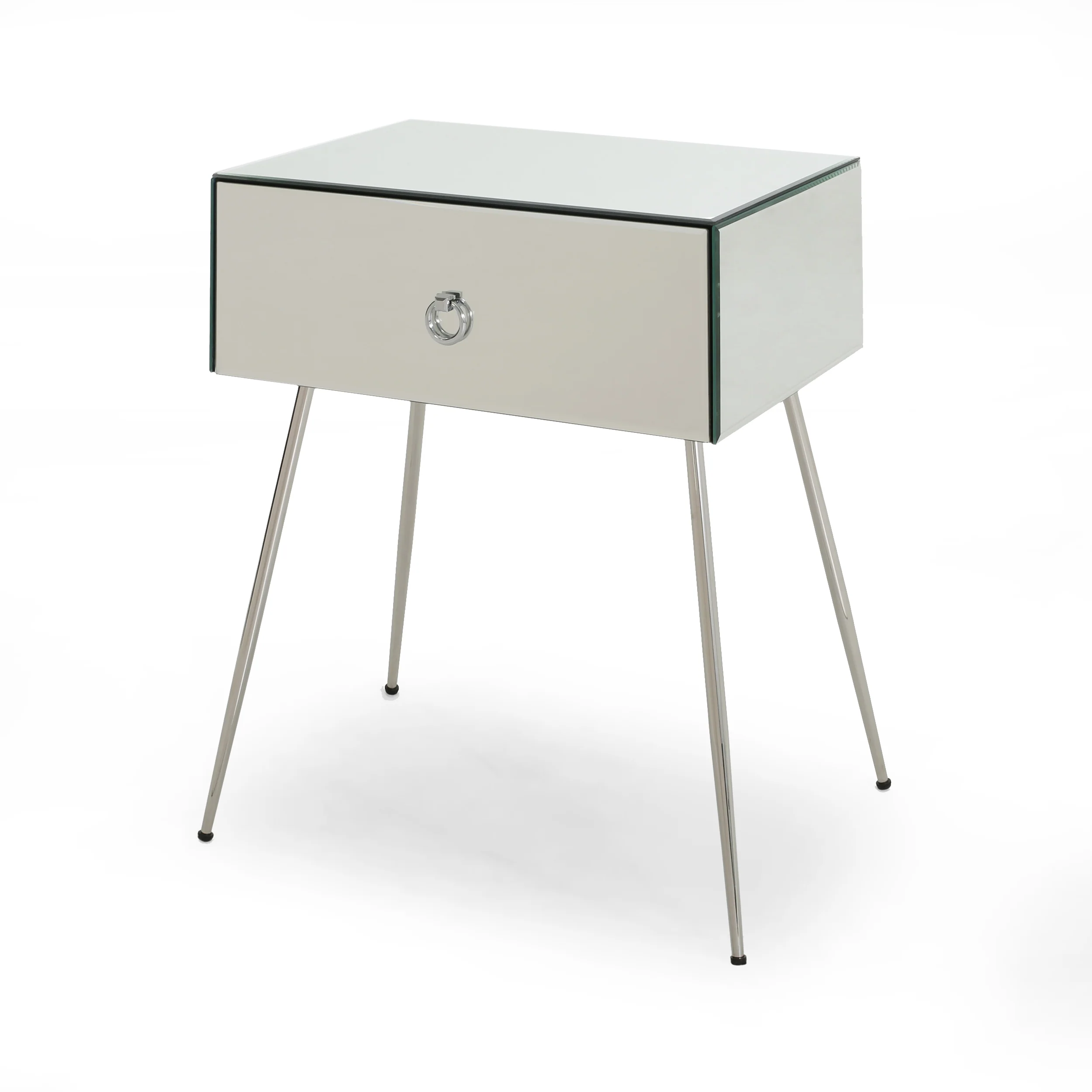 Georgia Modern Mirrored Accent Table - furnishings