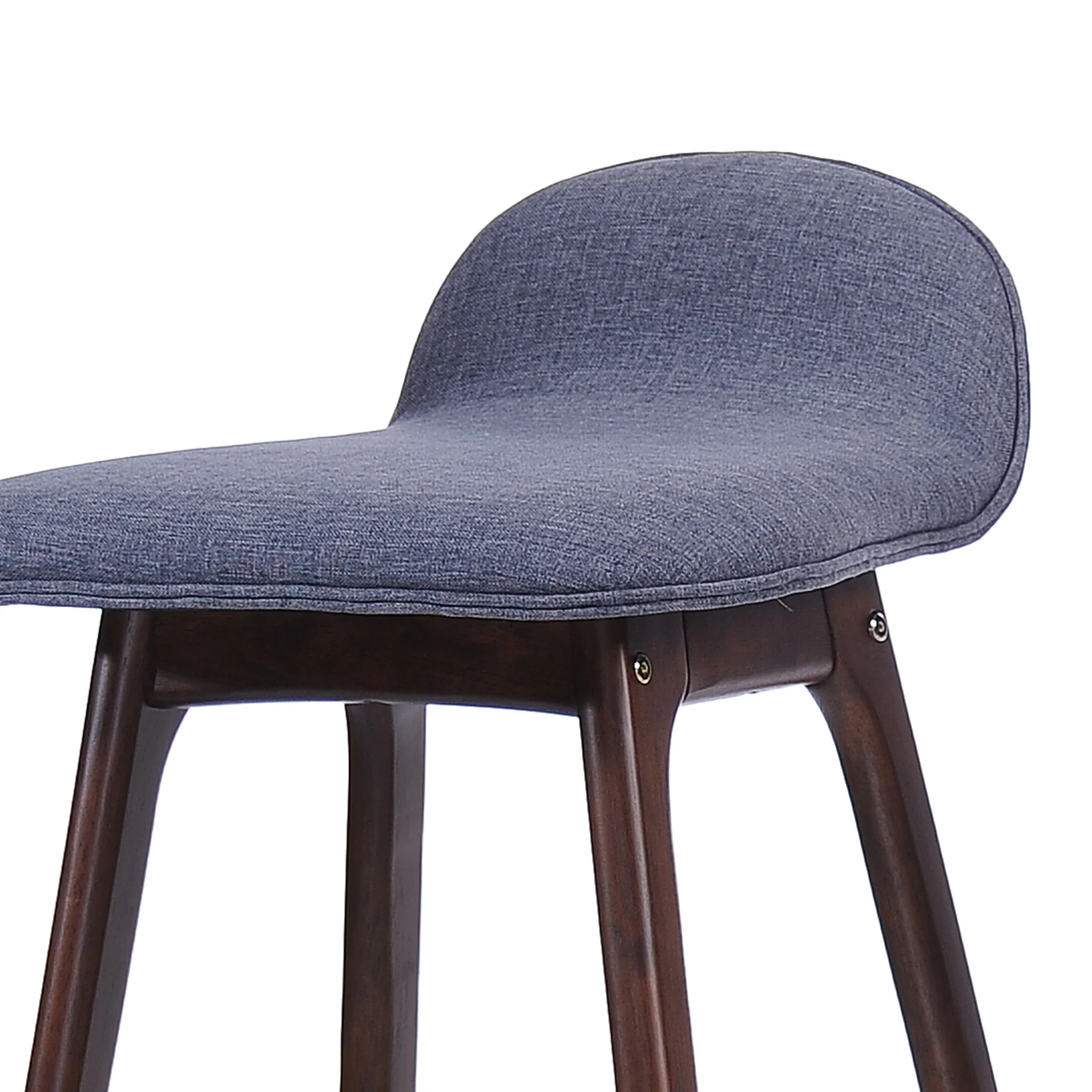 Tolle 29-Inch Mid-Century Design Low Back Fabric Bar Chair (Set of 2) - furnishings