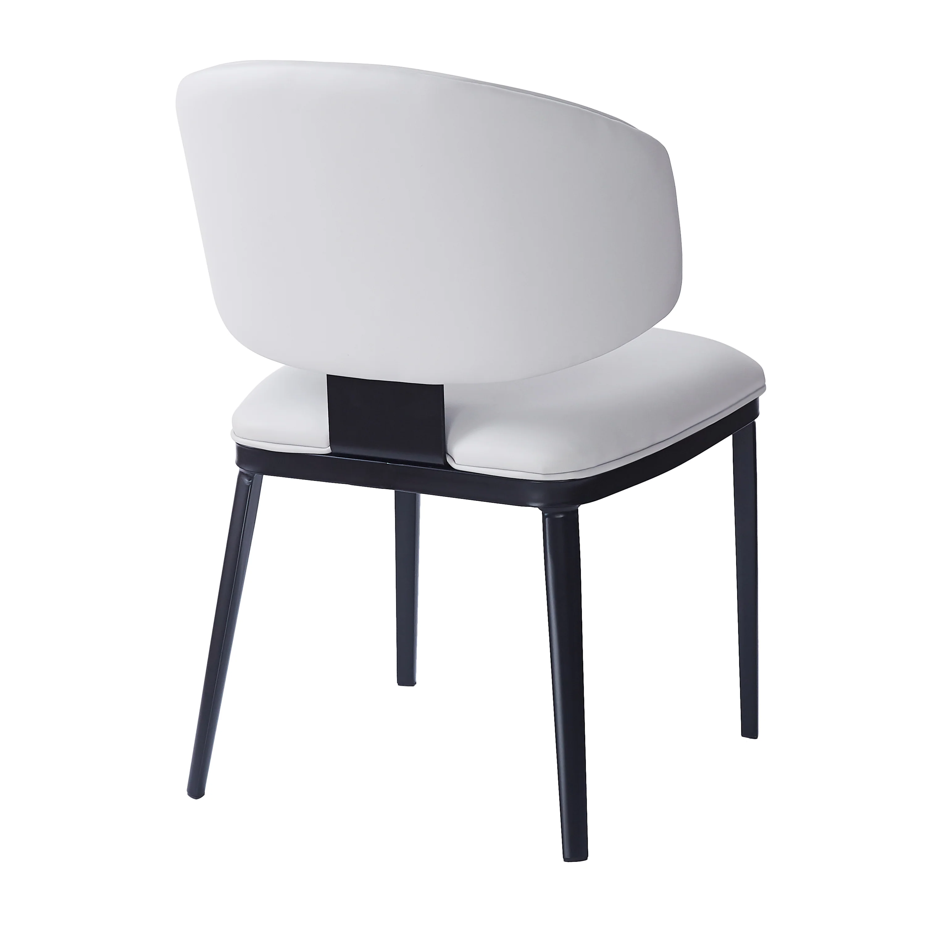 Lunare Modern PU Leather Upholstered Dining Chairs, Set of 2 - furnishings