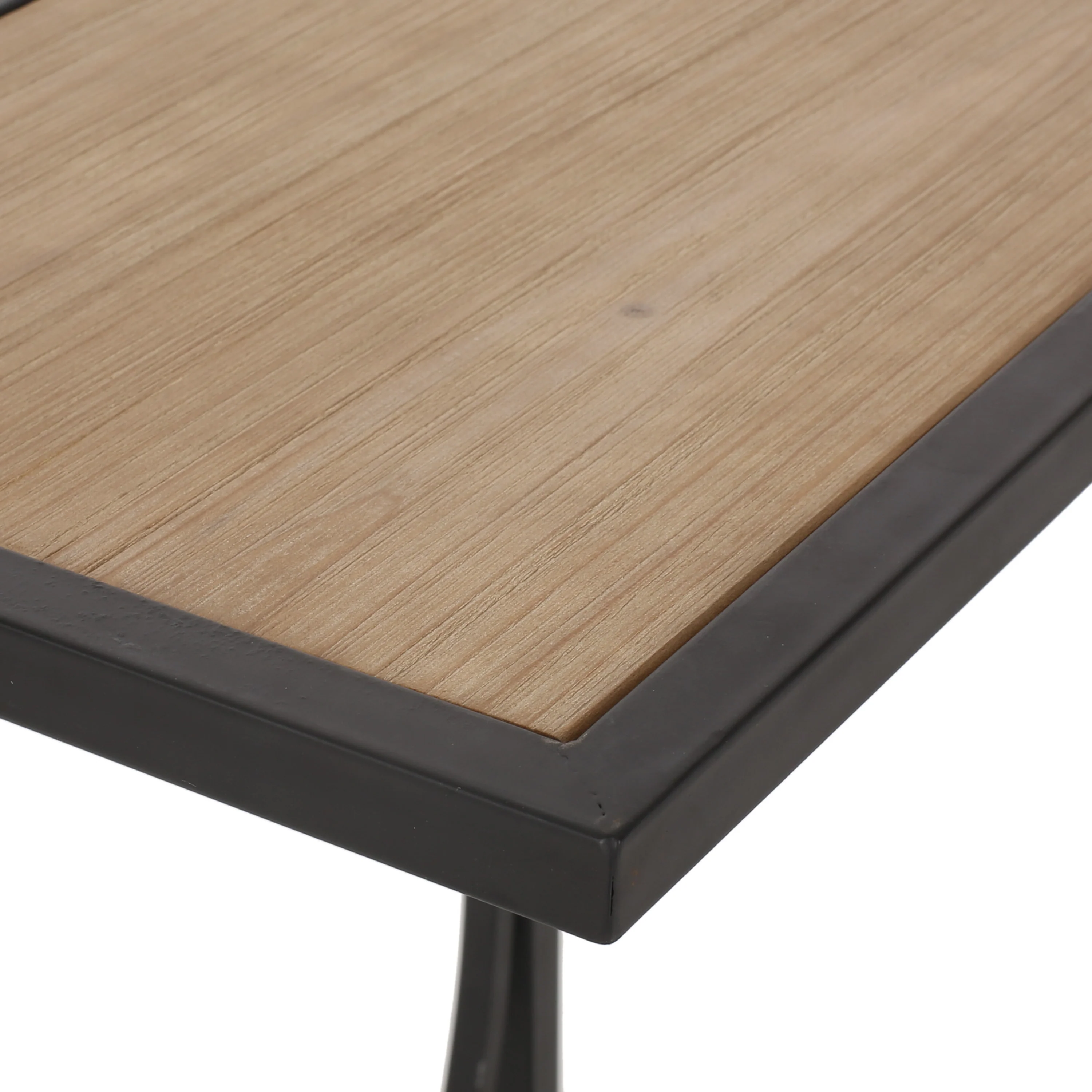 Catileya Modern Industrial C-Shaped End Table - furnishings