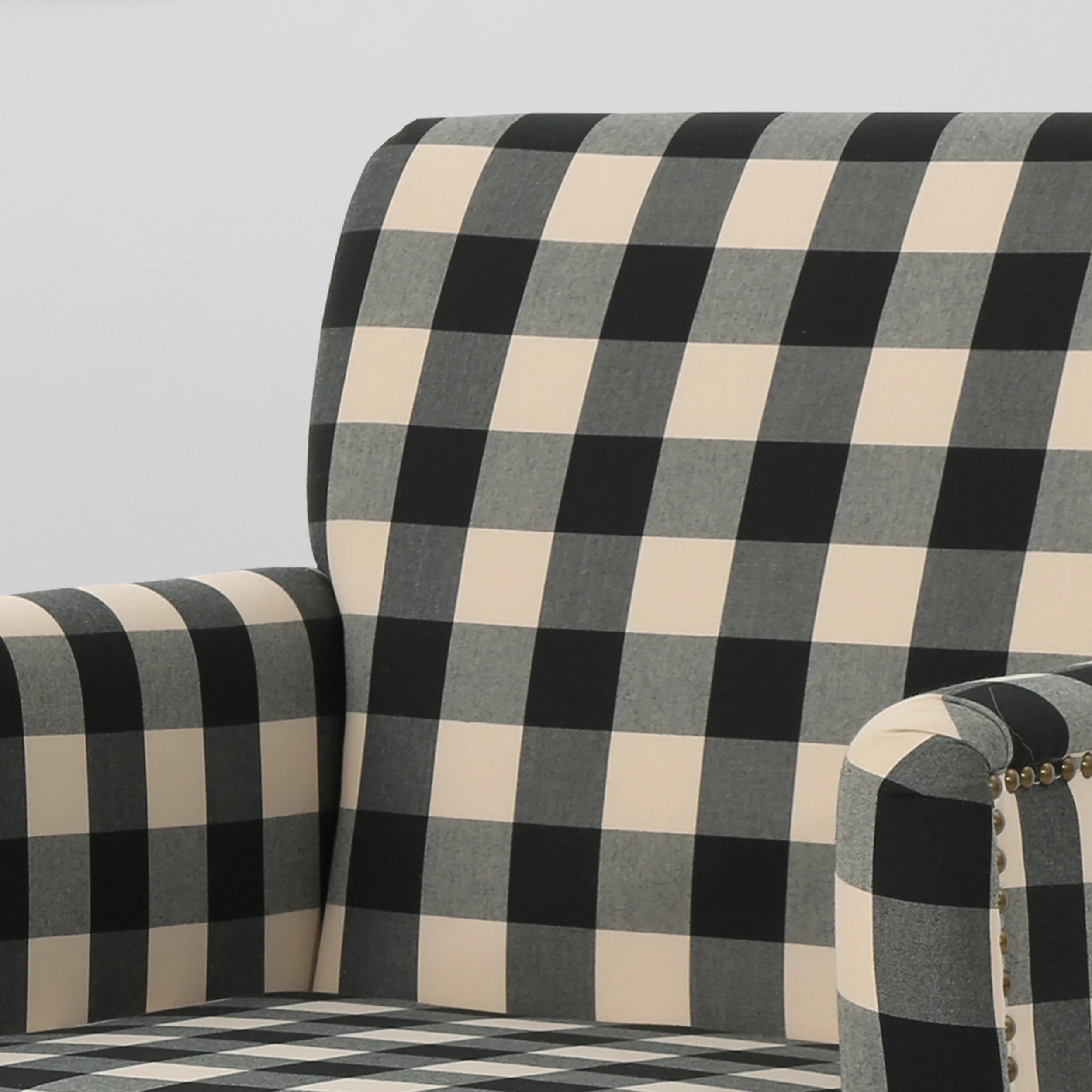 Eve Tufted Fabric Club Chair - furnishings