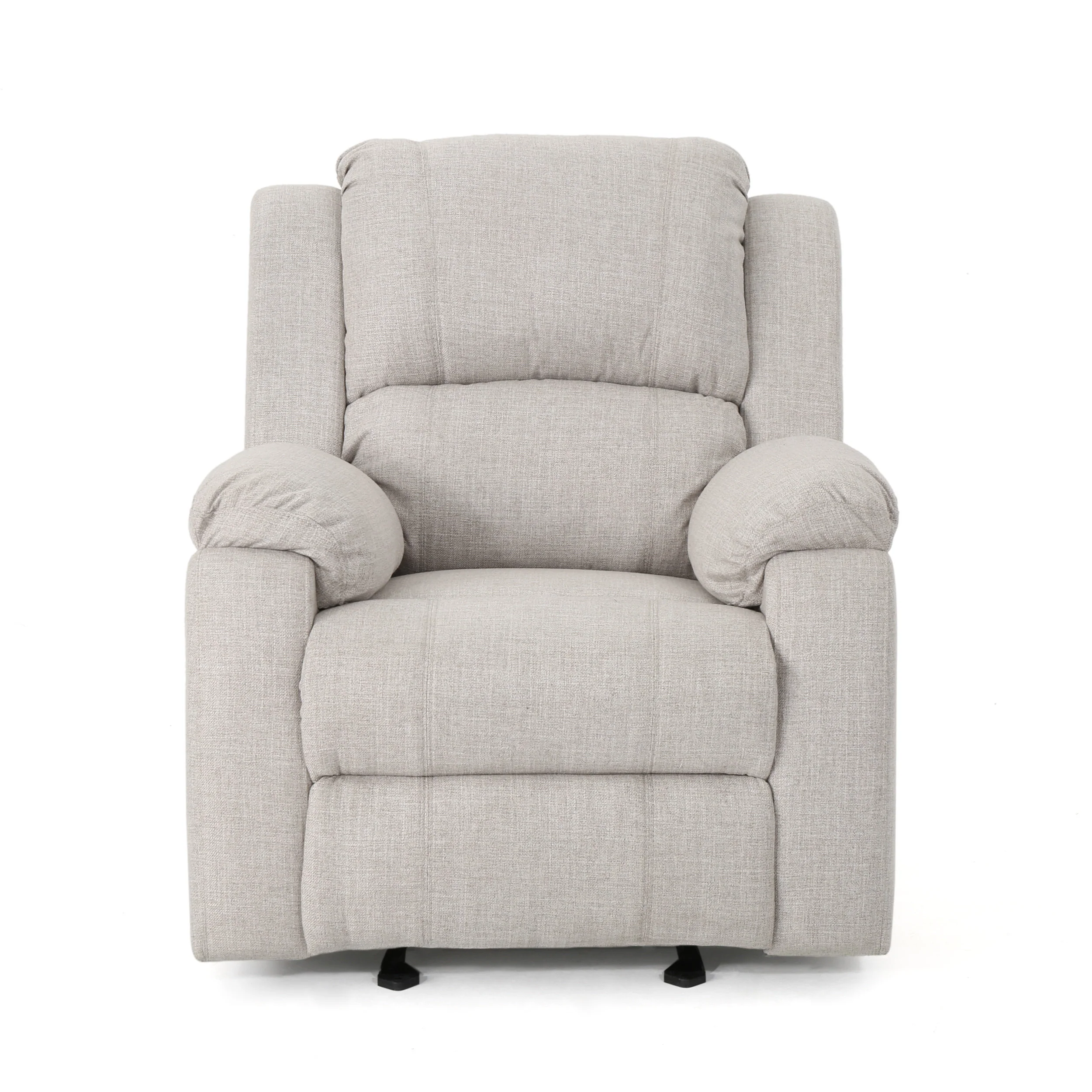 Scarlett Contemporary Pillow Top Fabric Upholstered Gliding Recliner Chair - furnishings