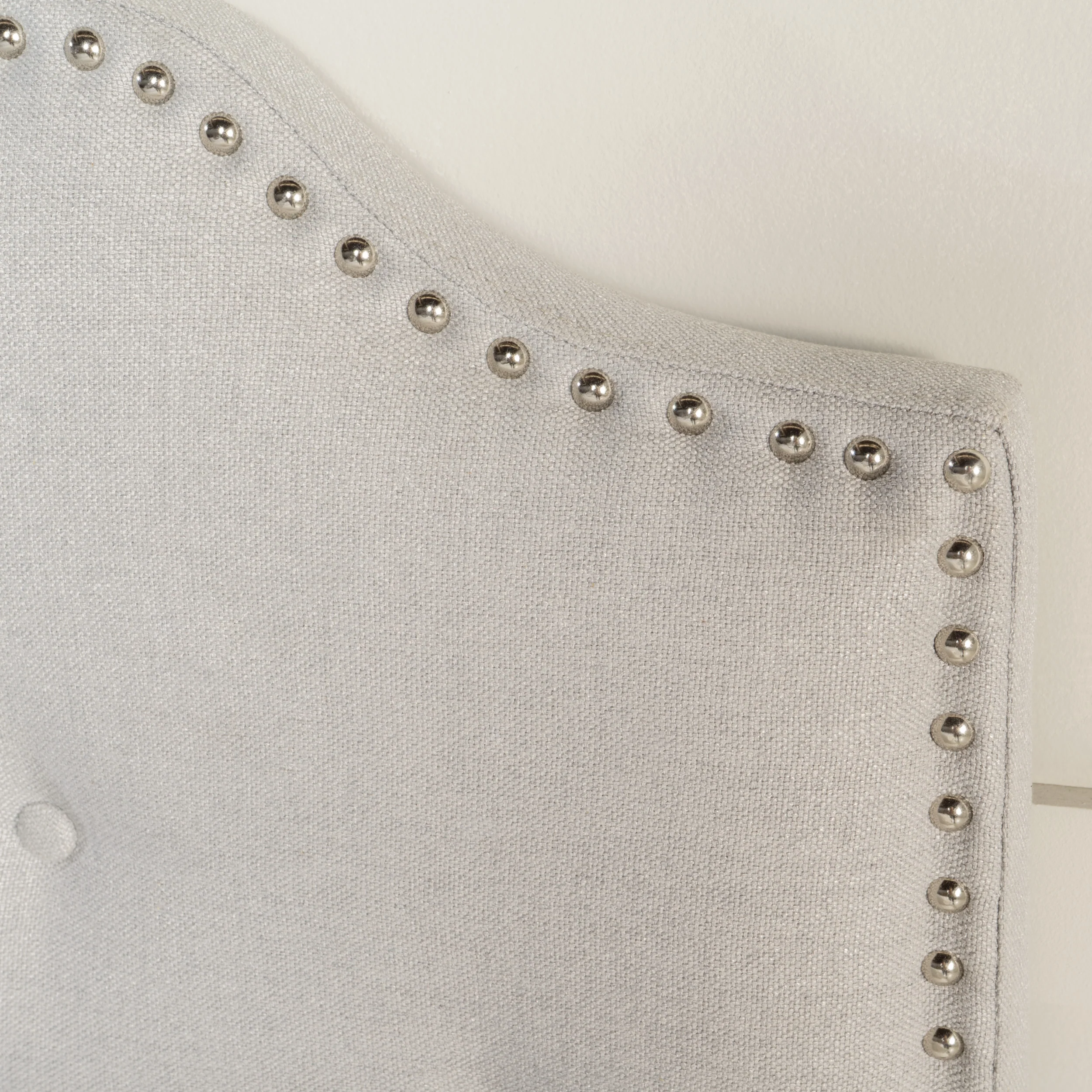 Austell Light Grey Fabric Queen/Full Headboard - furnishings