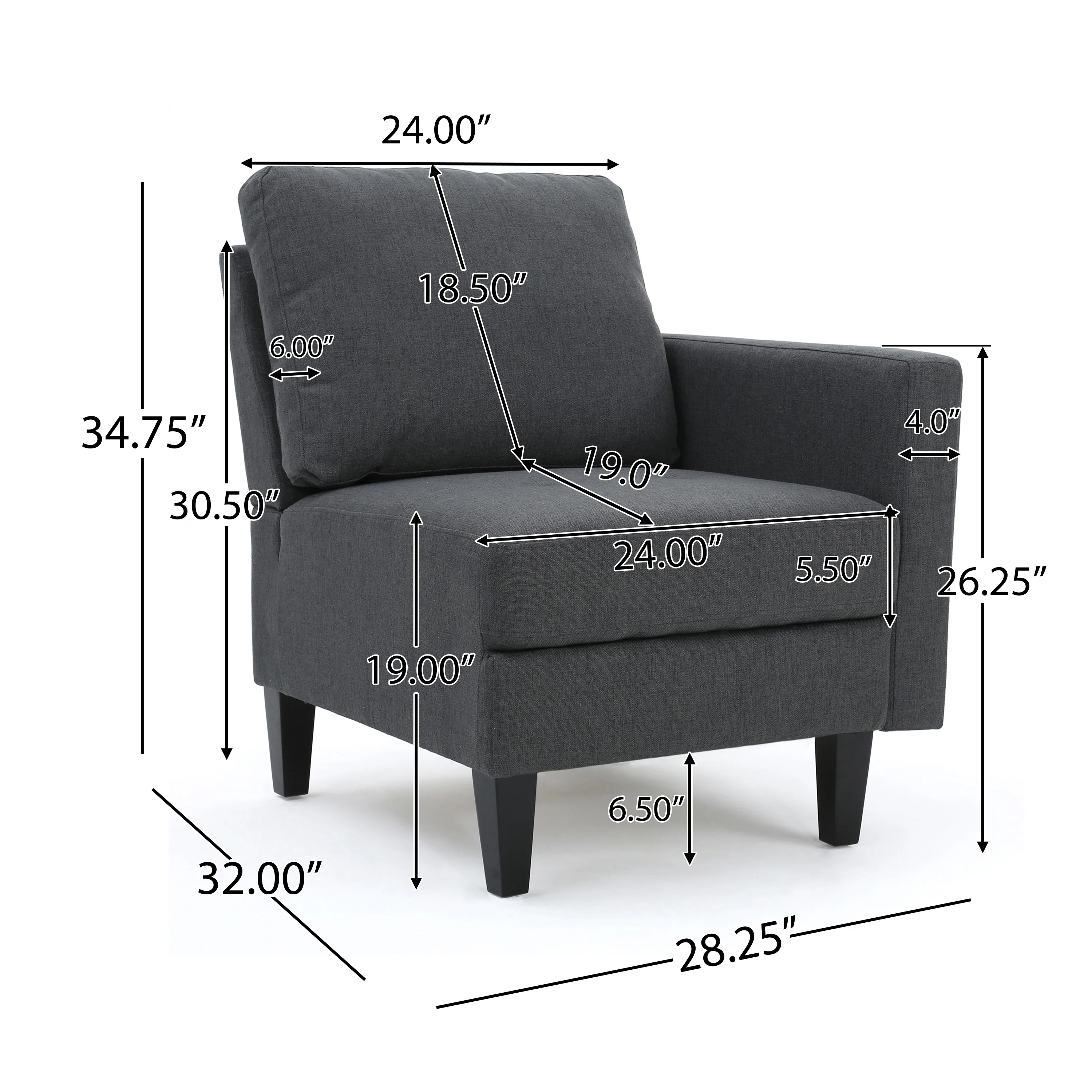 Bridger Fabric Sectional Couch - furnishings