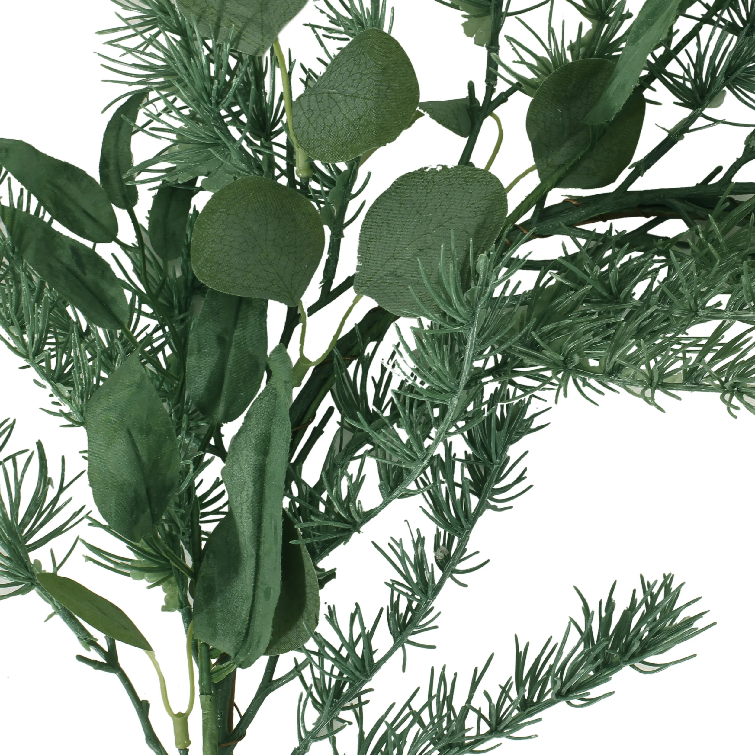 Nolta 5.5-foot Eucalyptus and Fir Artificial Garland, Green - furnishings