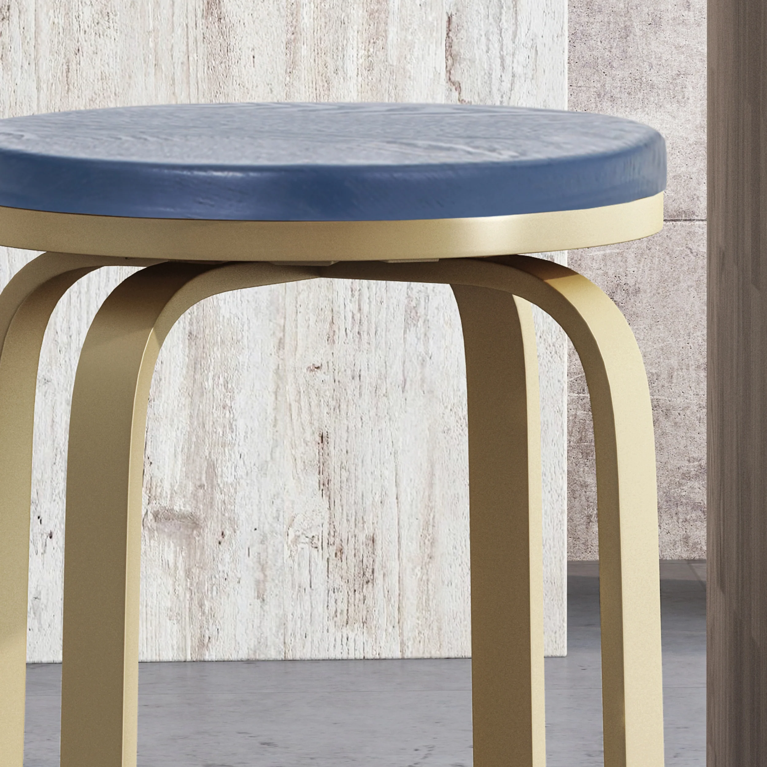 Cassum Modern Industrial Swiveling Counter Stool (Set of 2) - furnishings