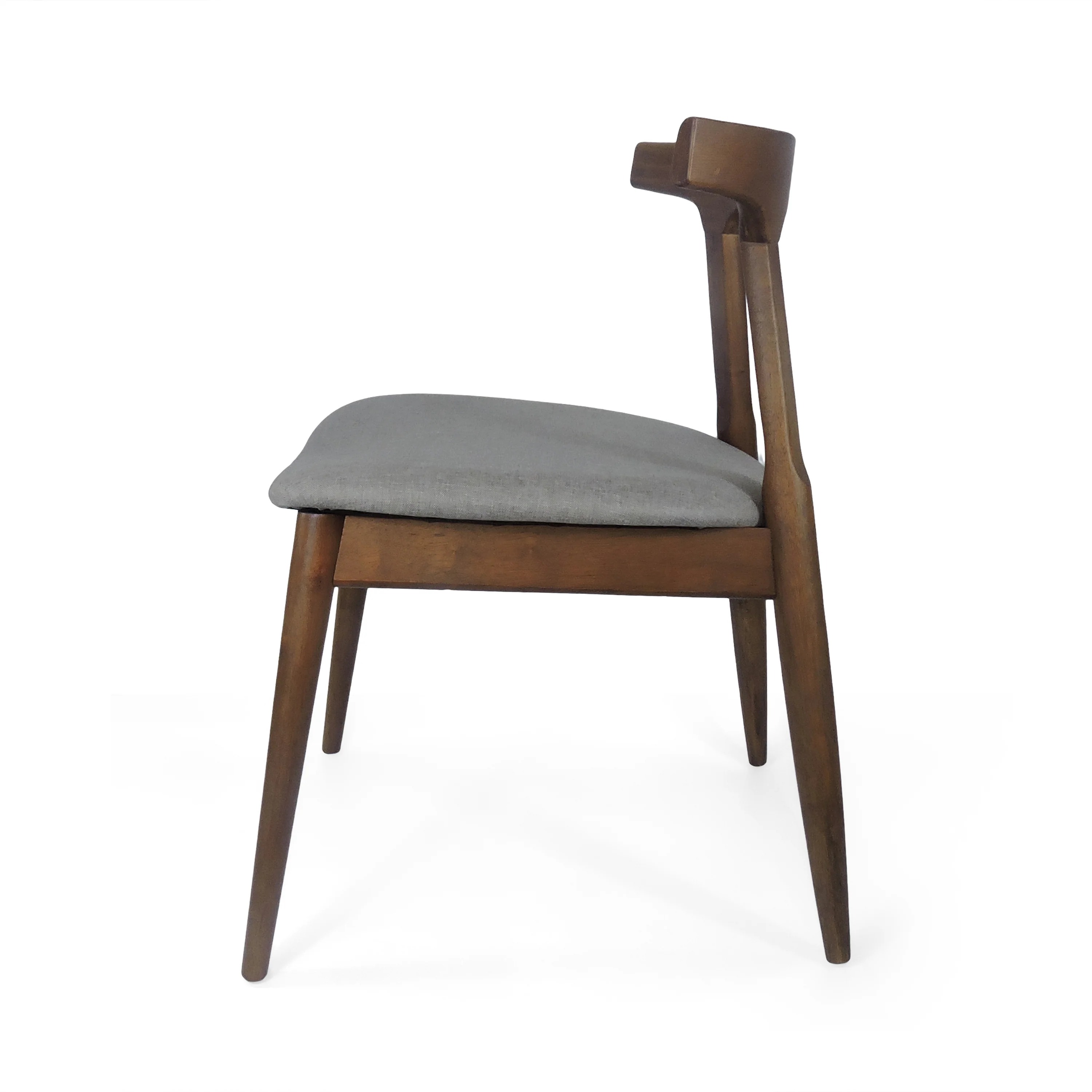 Danmore Mid Century Modern Fabric Upholstered Dining Chairs, Set of 4 - furnishings
