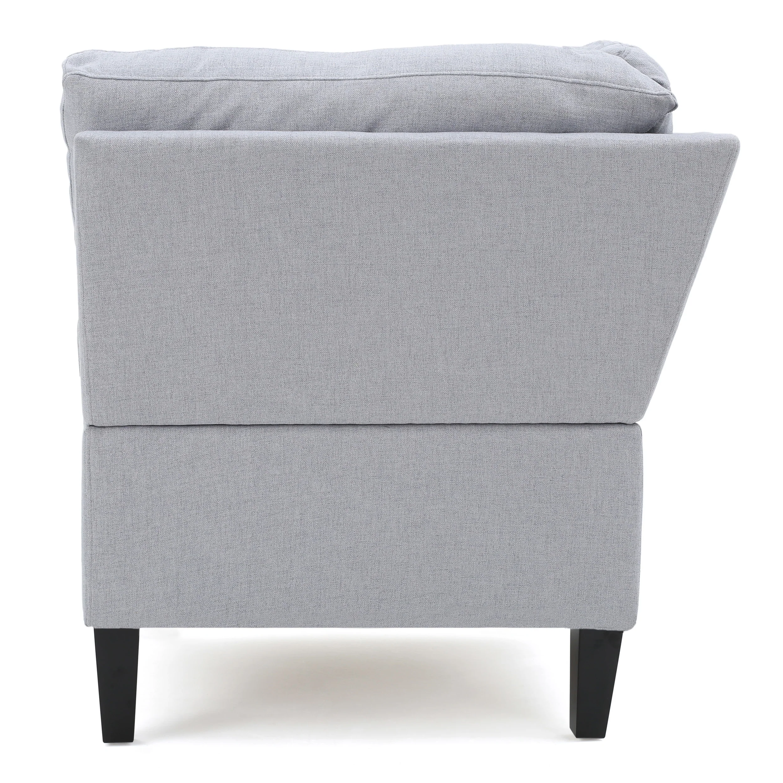 Bridger Fabric Sectional Couch with Storage Ottoman - furnishings