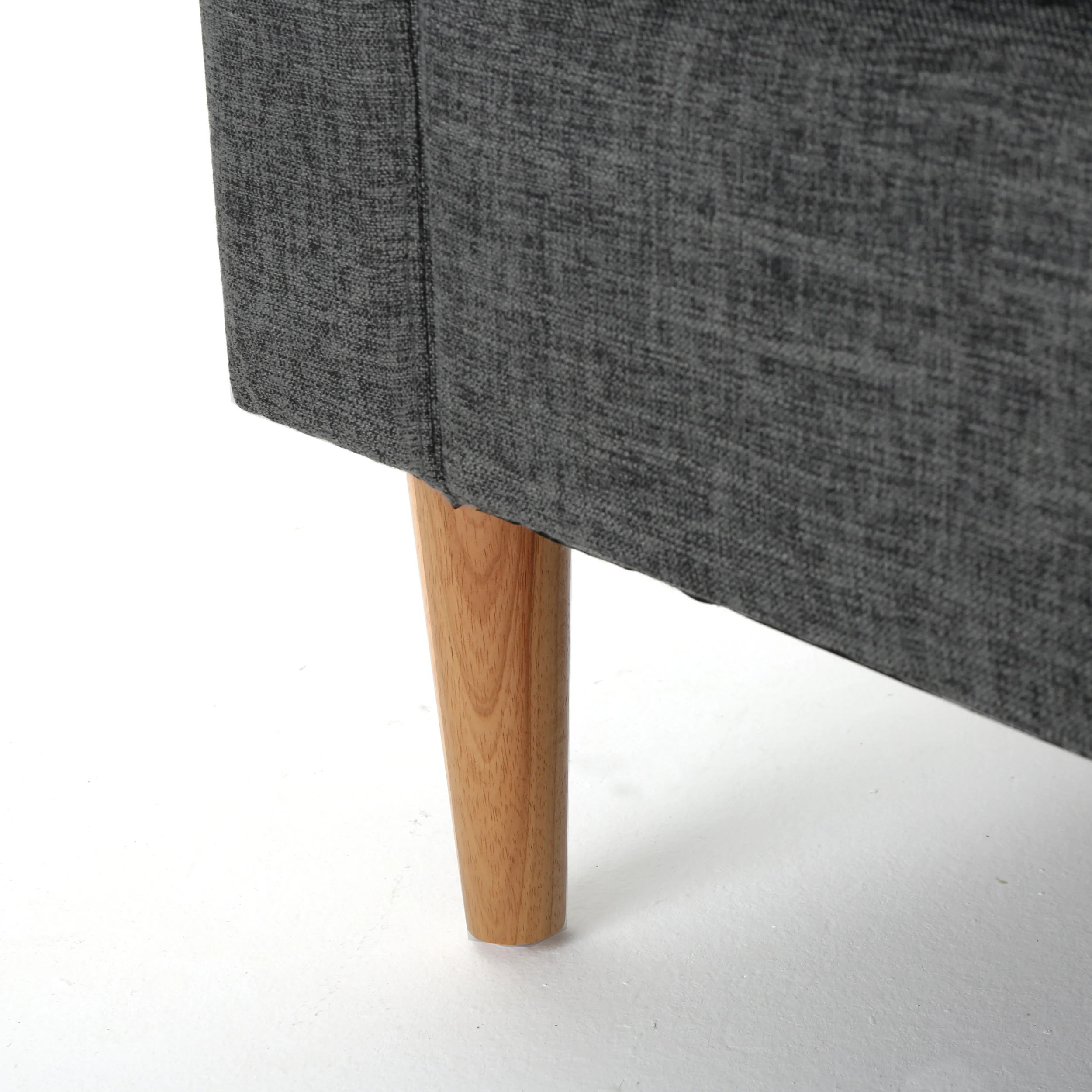Stratford Mid Century Modern Fabric 3 Seater Sofa - furnishings