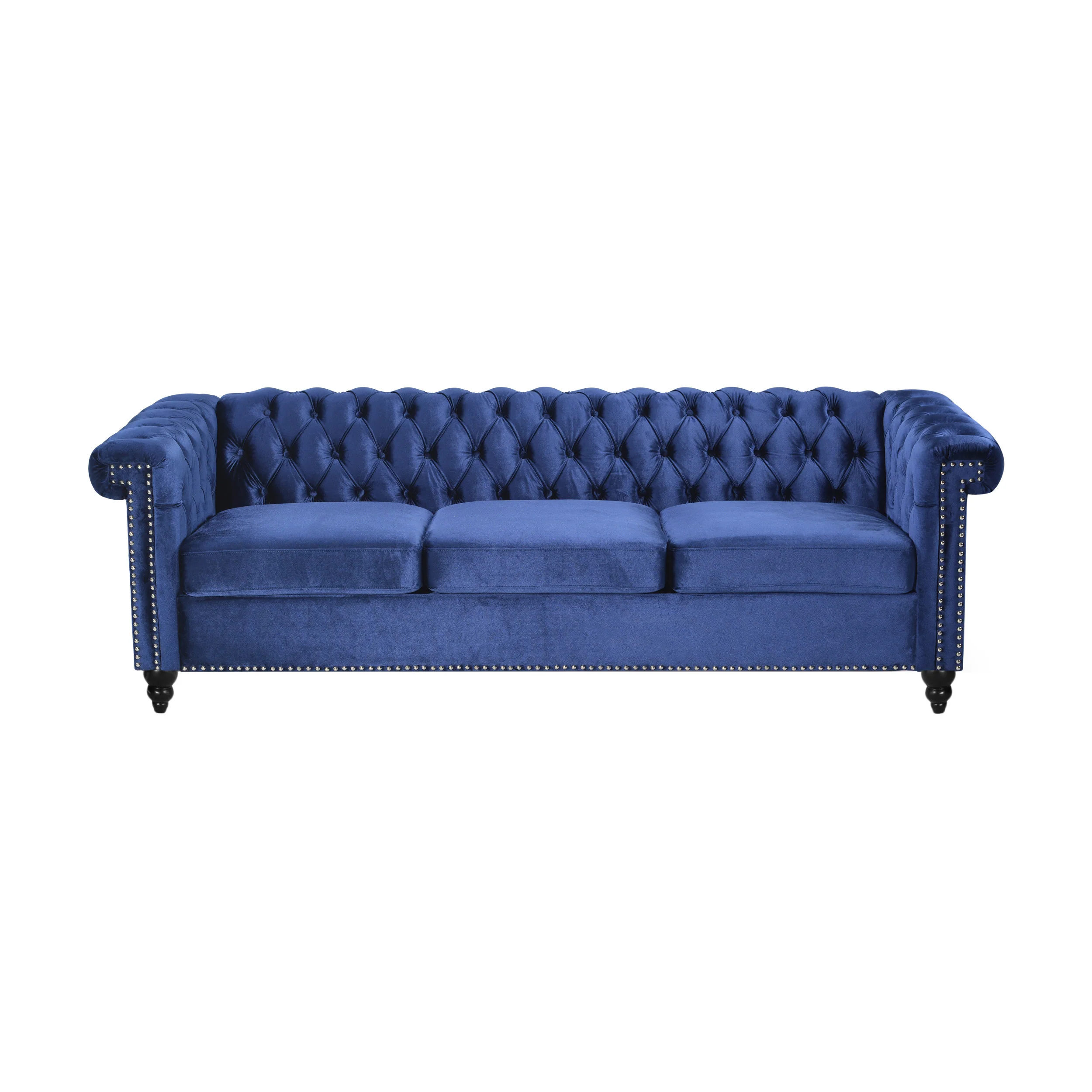 Zyiere Tufted Chesterfield 3 Seater Sofa - furnishings