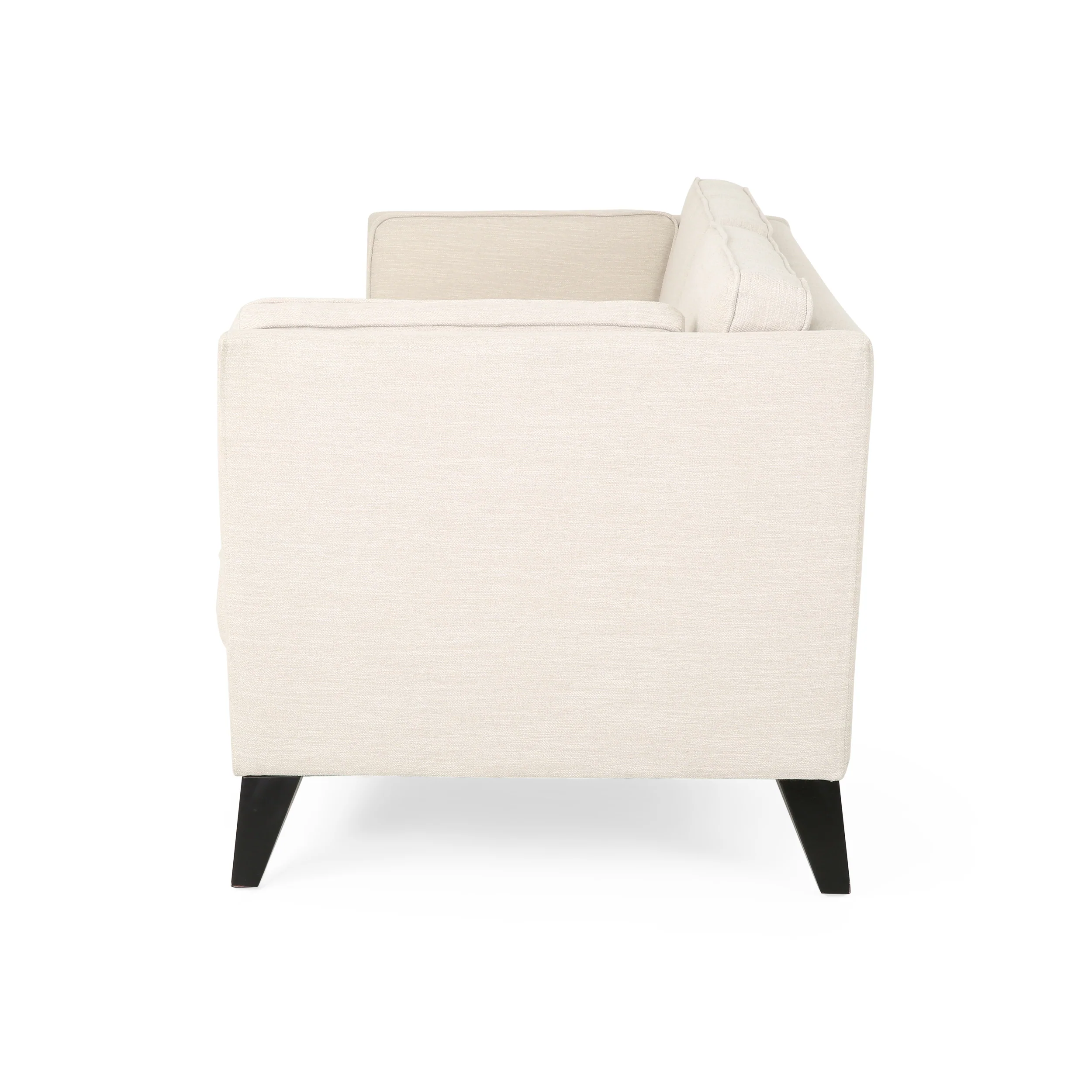 Sabirin Contemporary 3 Seater Fabric Sofa - furnishings