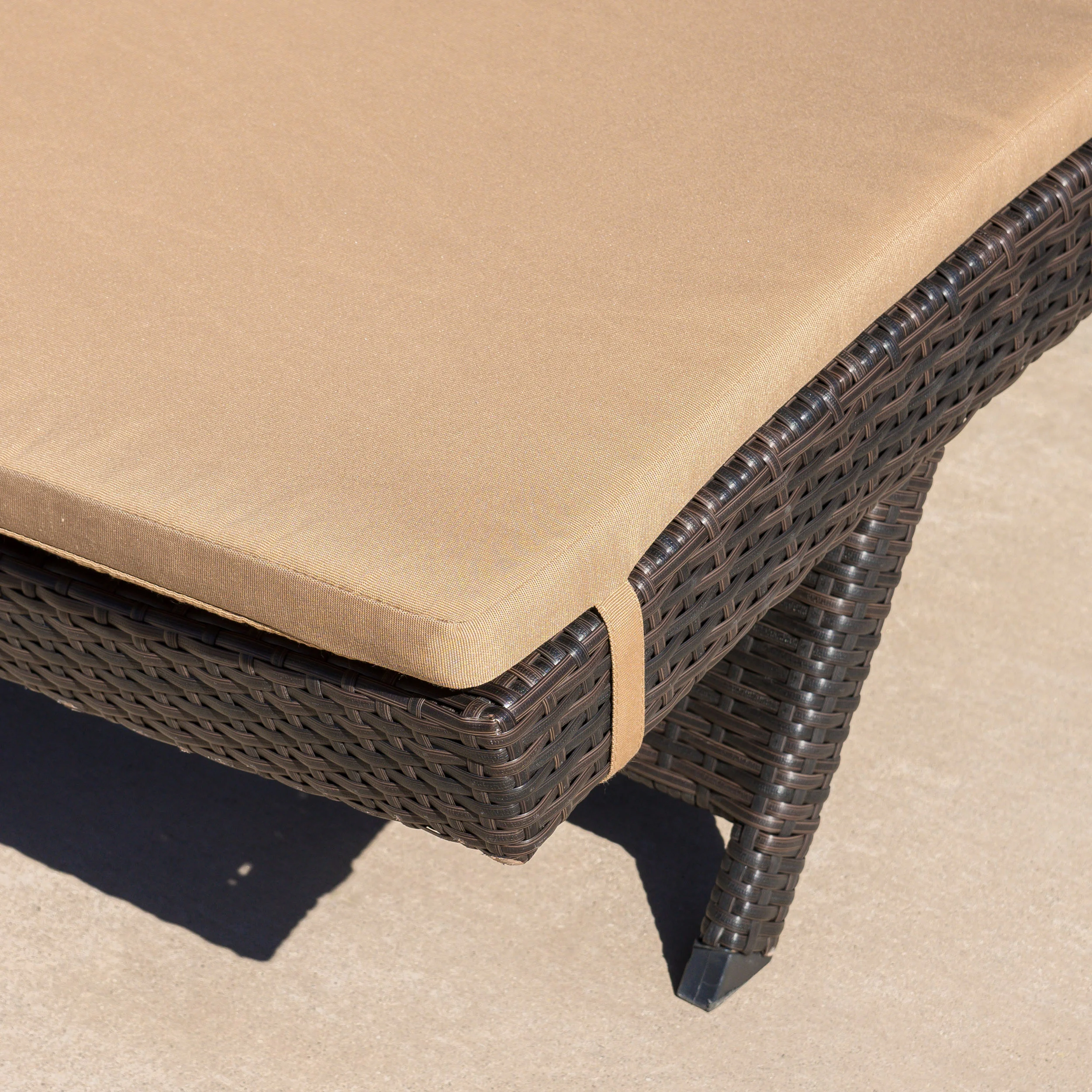 Soleil Outdoor Water Resistant Chaise Lounge Cushion - furnishings