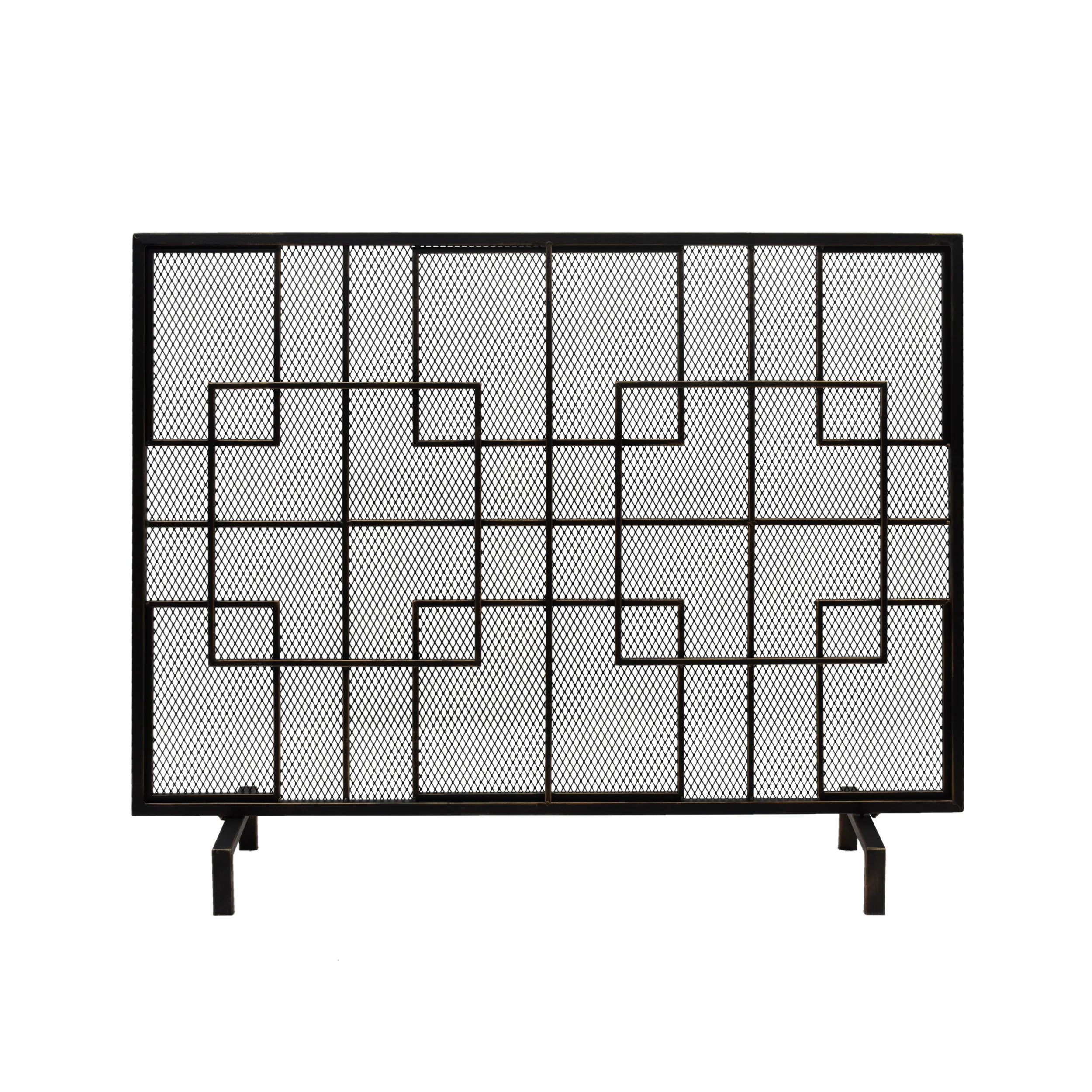Dorothy Modern Single PanelIron Firescreen - furnishings