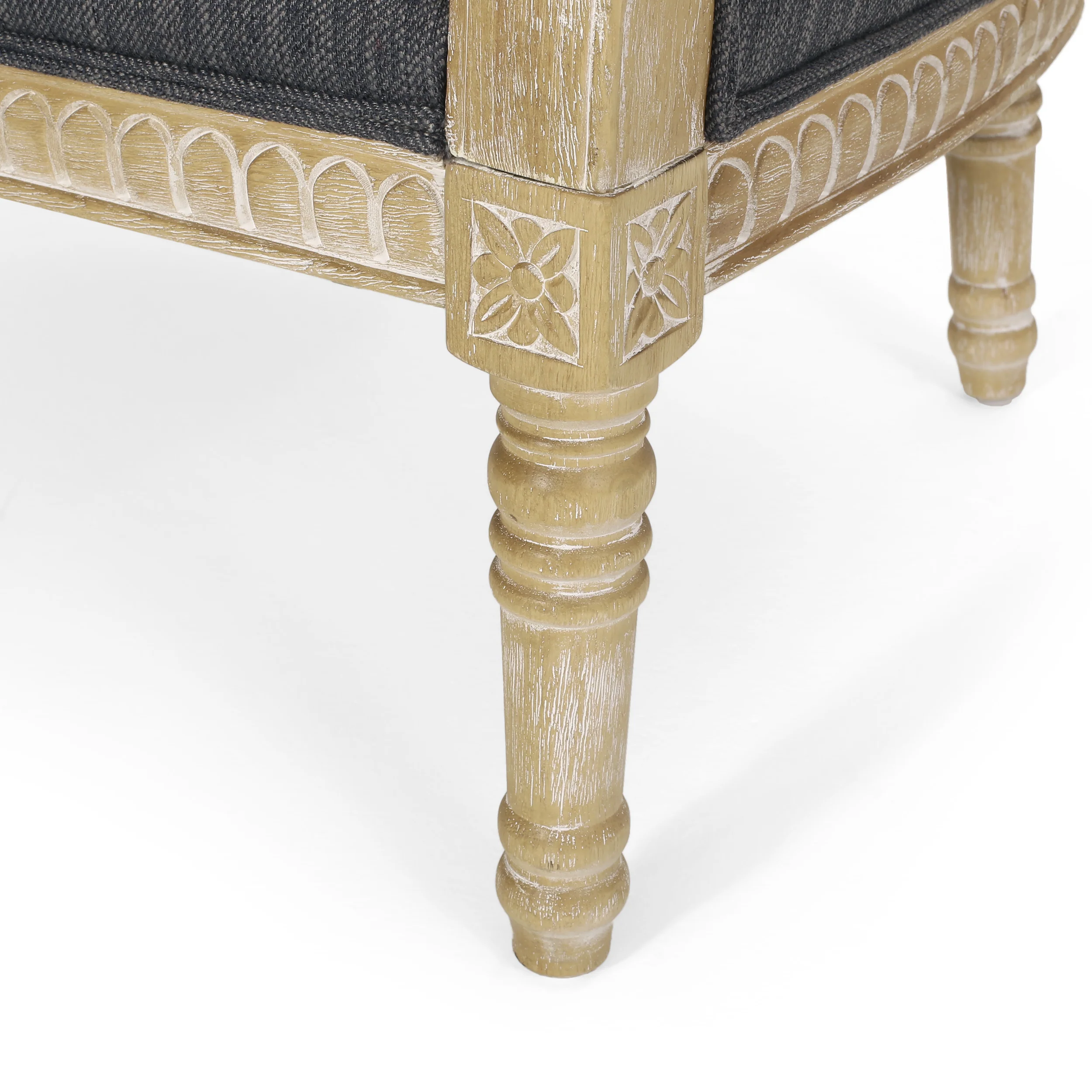 Bennion French Country Fabric Upholstered Club Chair - furnishings
