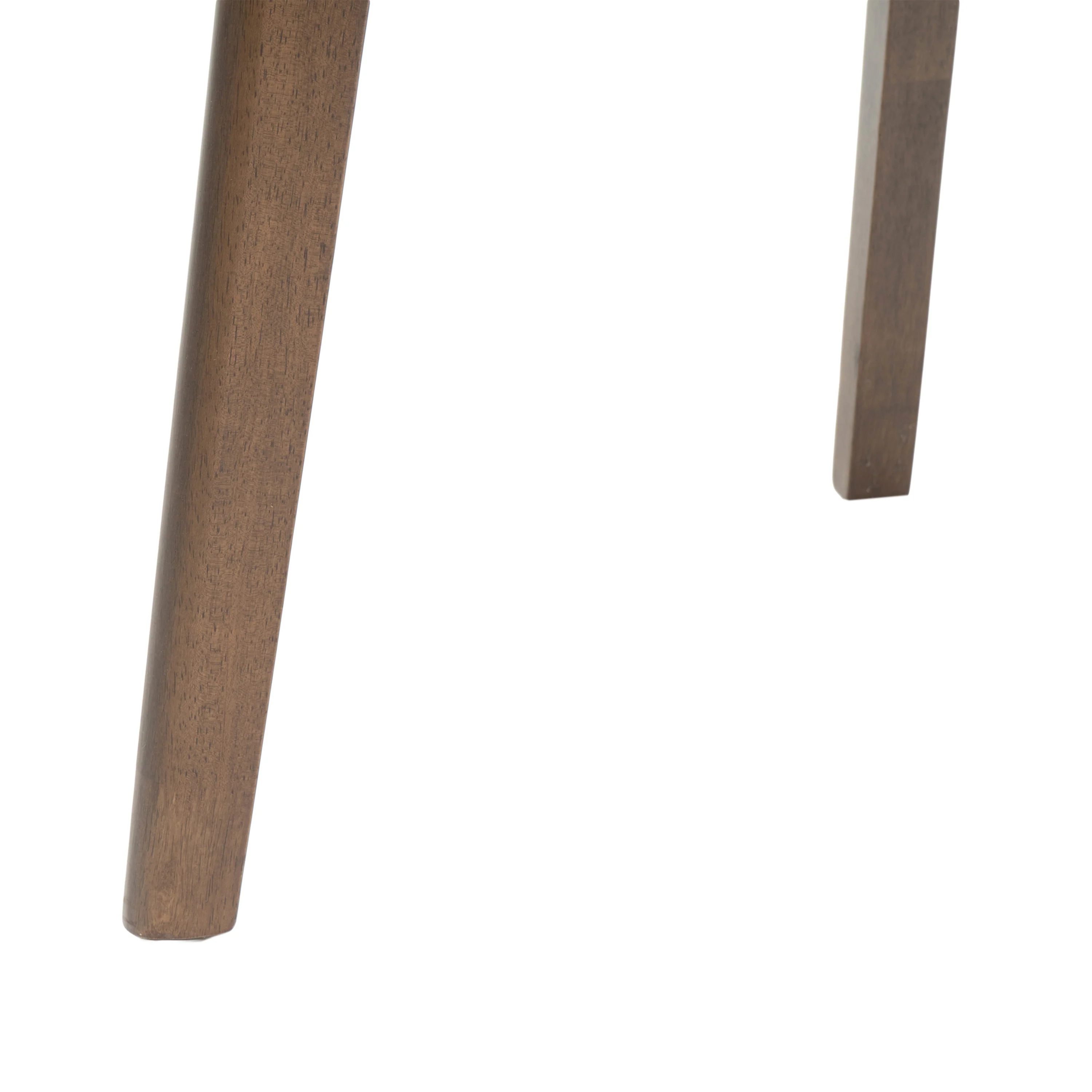 Madeline Mid-Century Modern Circular Wood Bar Table with Tapered Legs - furnishings
