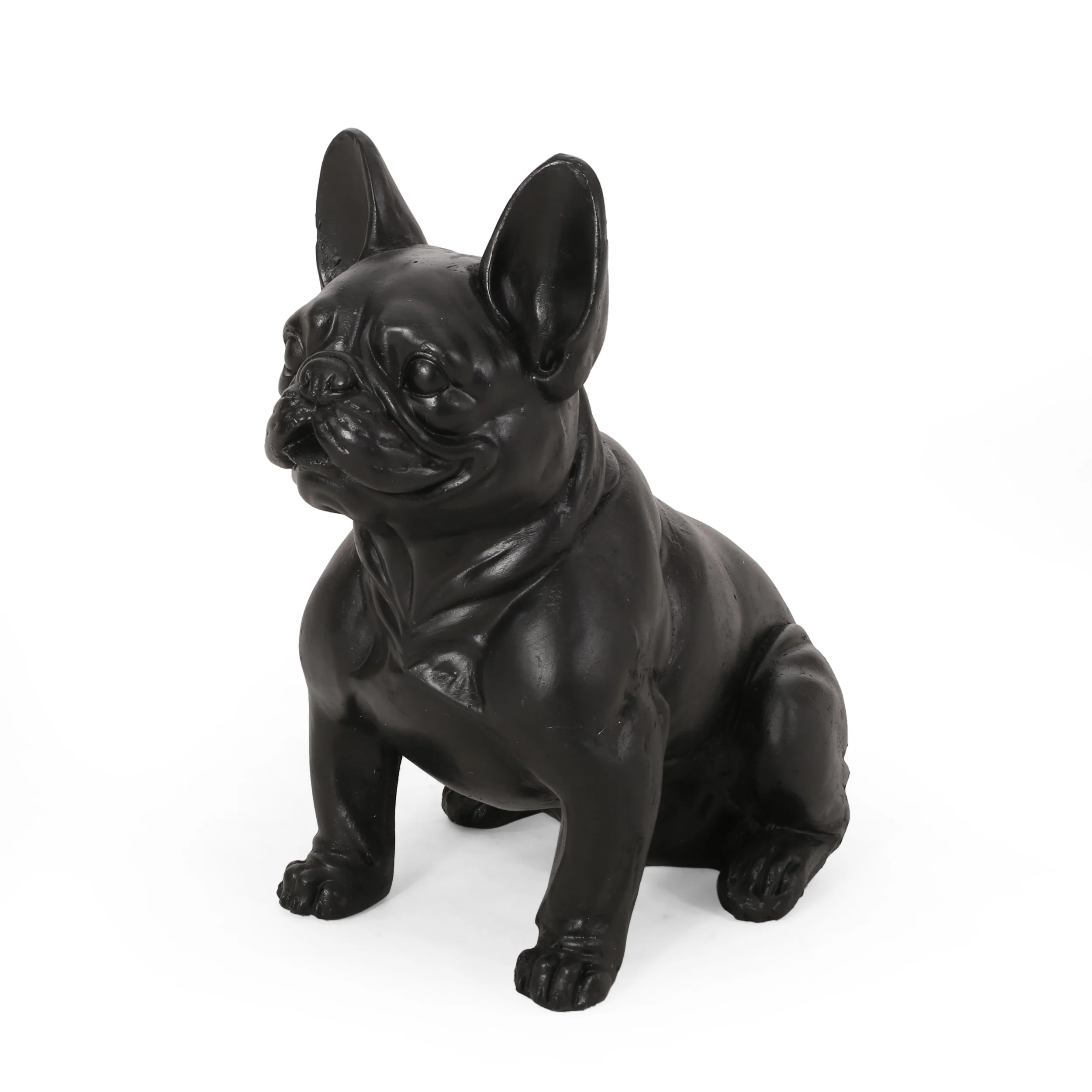 Rilo Outdoor French Bulldog Garden Statue - furnishings