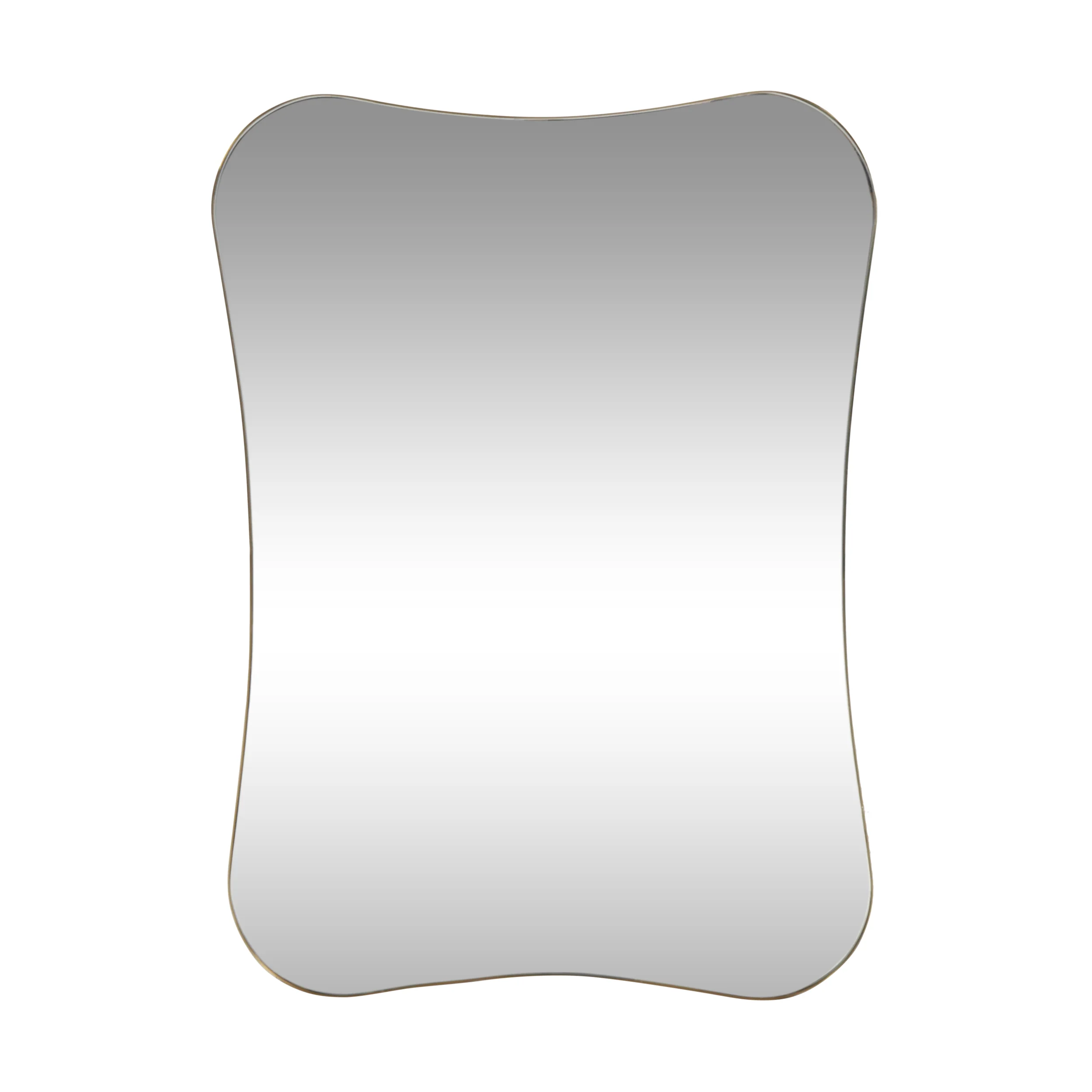 Bostick Contemporary Rounded Rectangular Wall Mirror - furnishings