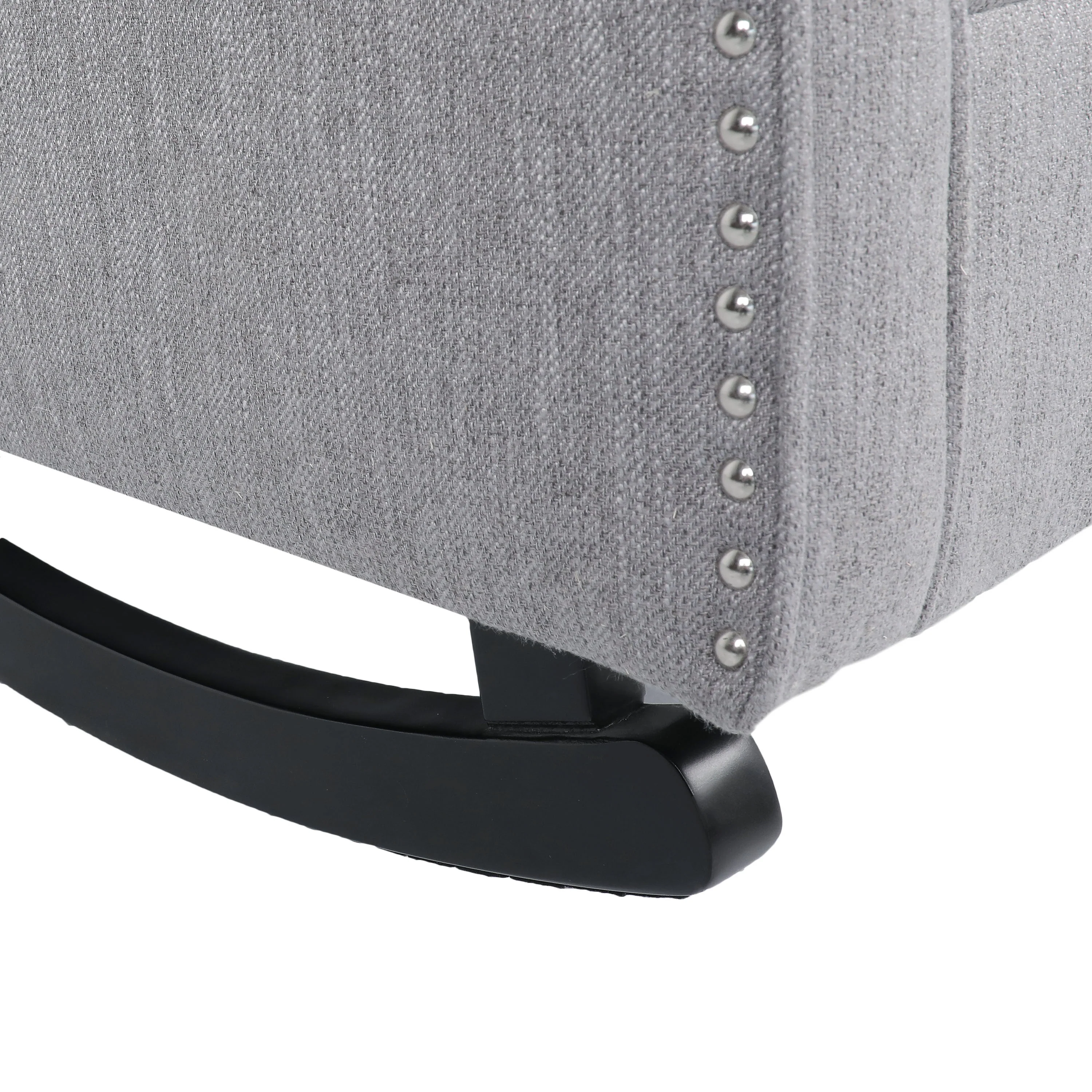 Sheila Contemporary Fabric Tufted Wingback Rocking Chair - furnishings
