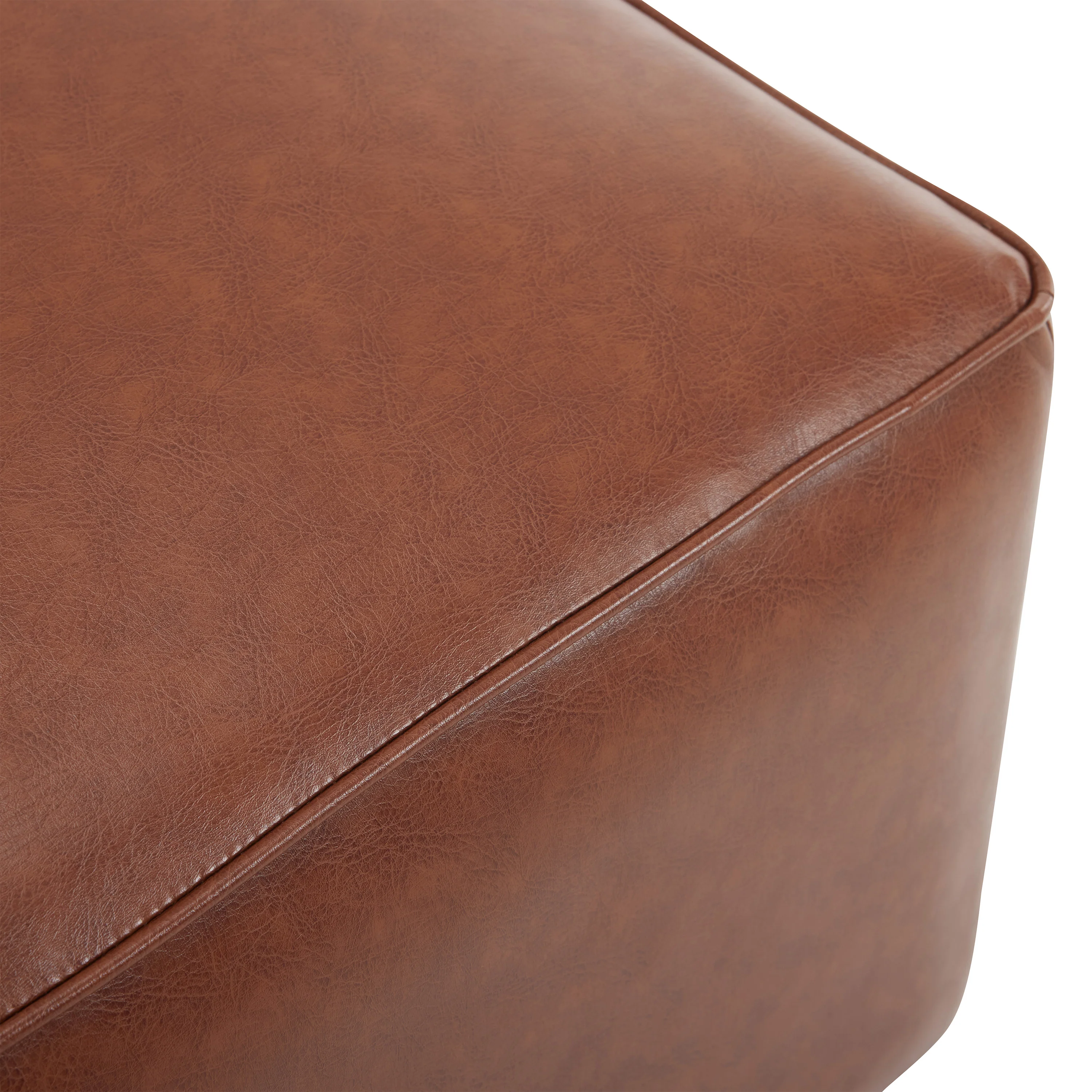 Mirabelle Indoor PU Ottoman - furnishings