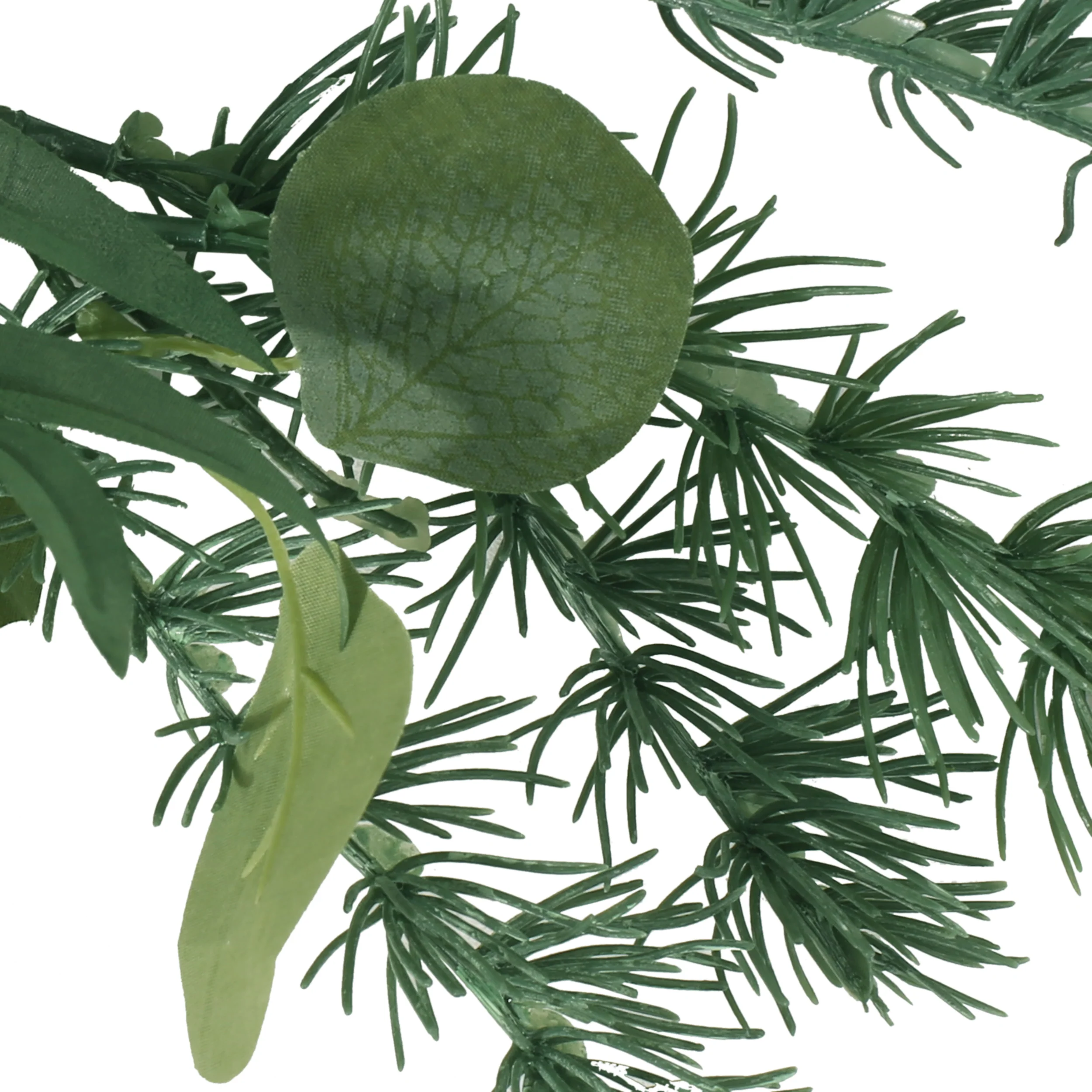 Nolta 5.5-foot Eucalyptus and Fir Artificial Garland, Green - furnishings