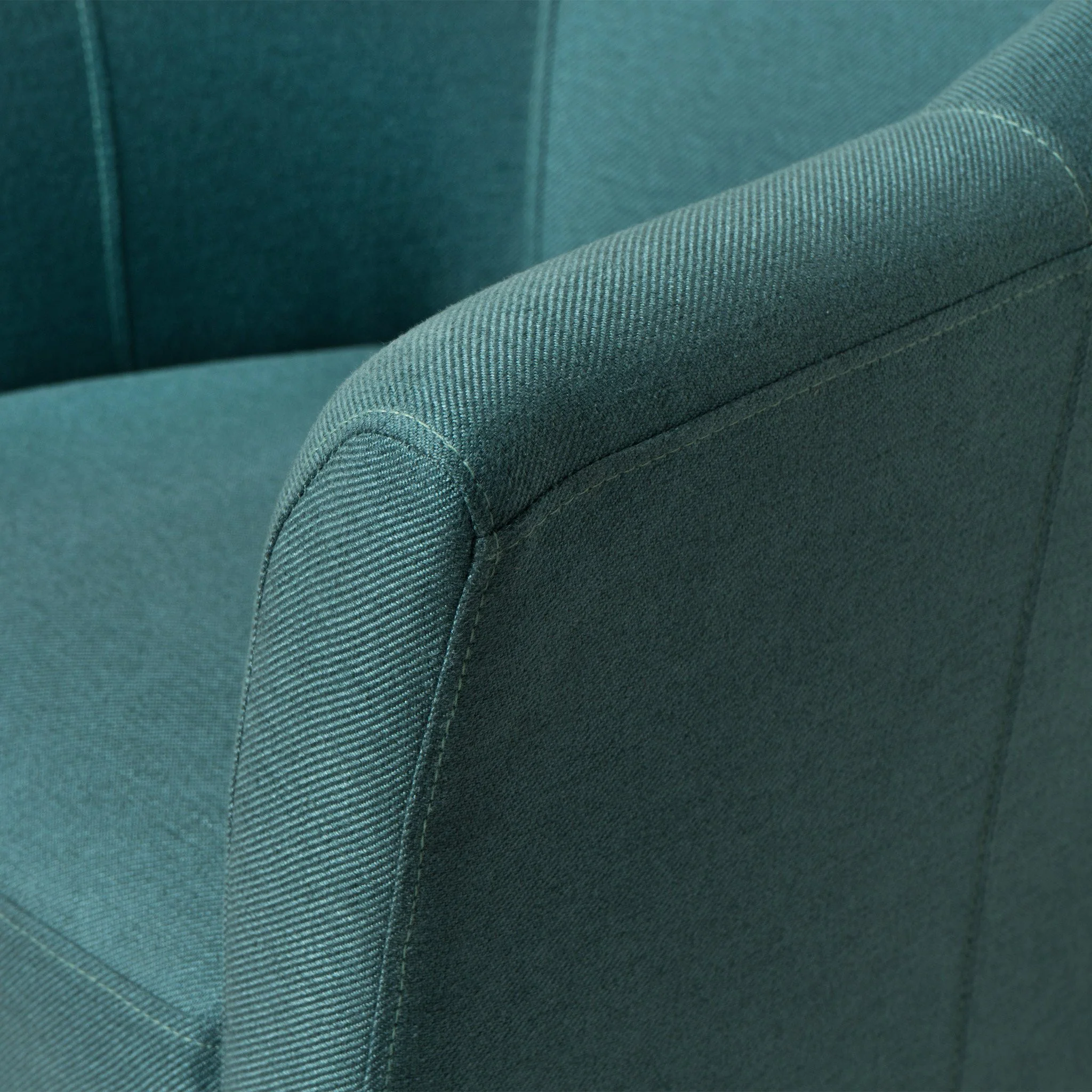 Charmaine Mid-Century Modern Low Back Fabric Accent Chair with Tapered Legs - furnishings