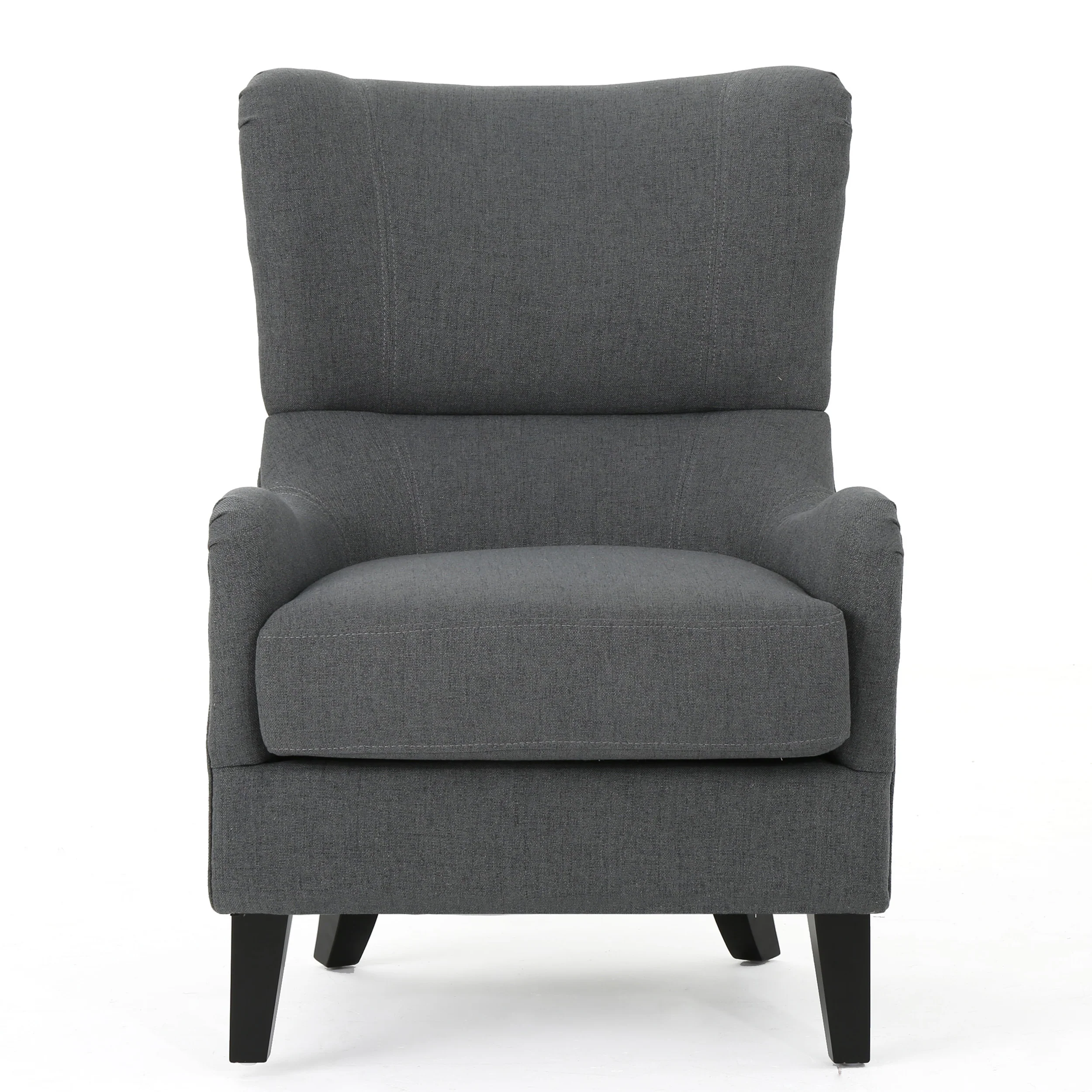 Quinn Fabric High Back Wingback Armchair - furnishings