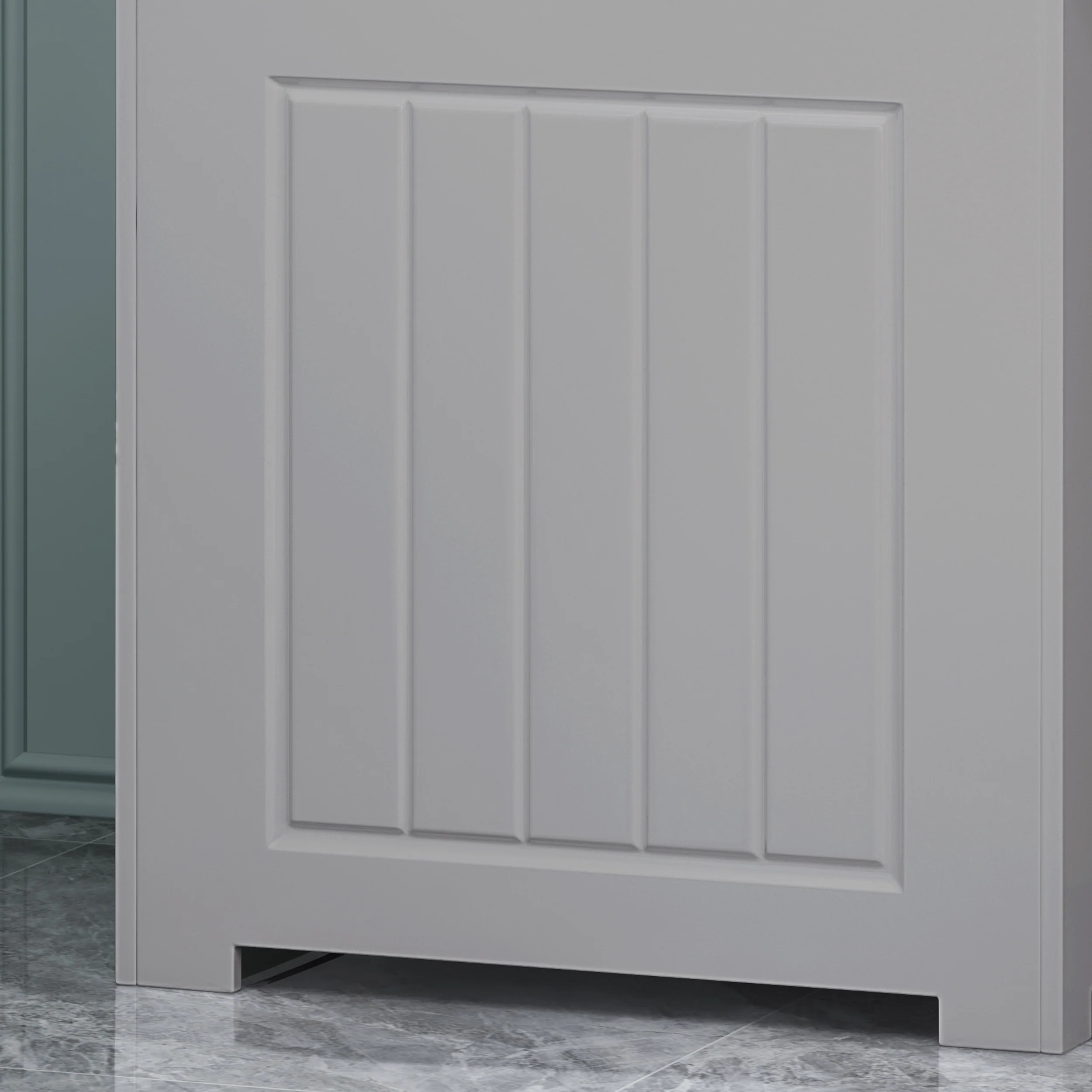 Maat Modern Laundry Hamper with Lid - furnishings
