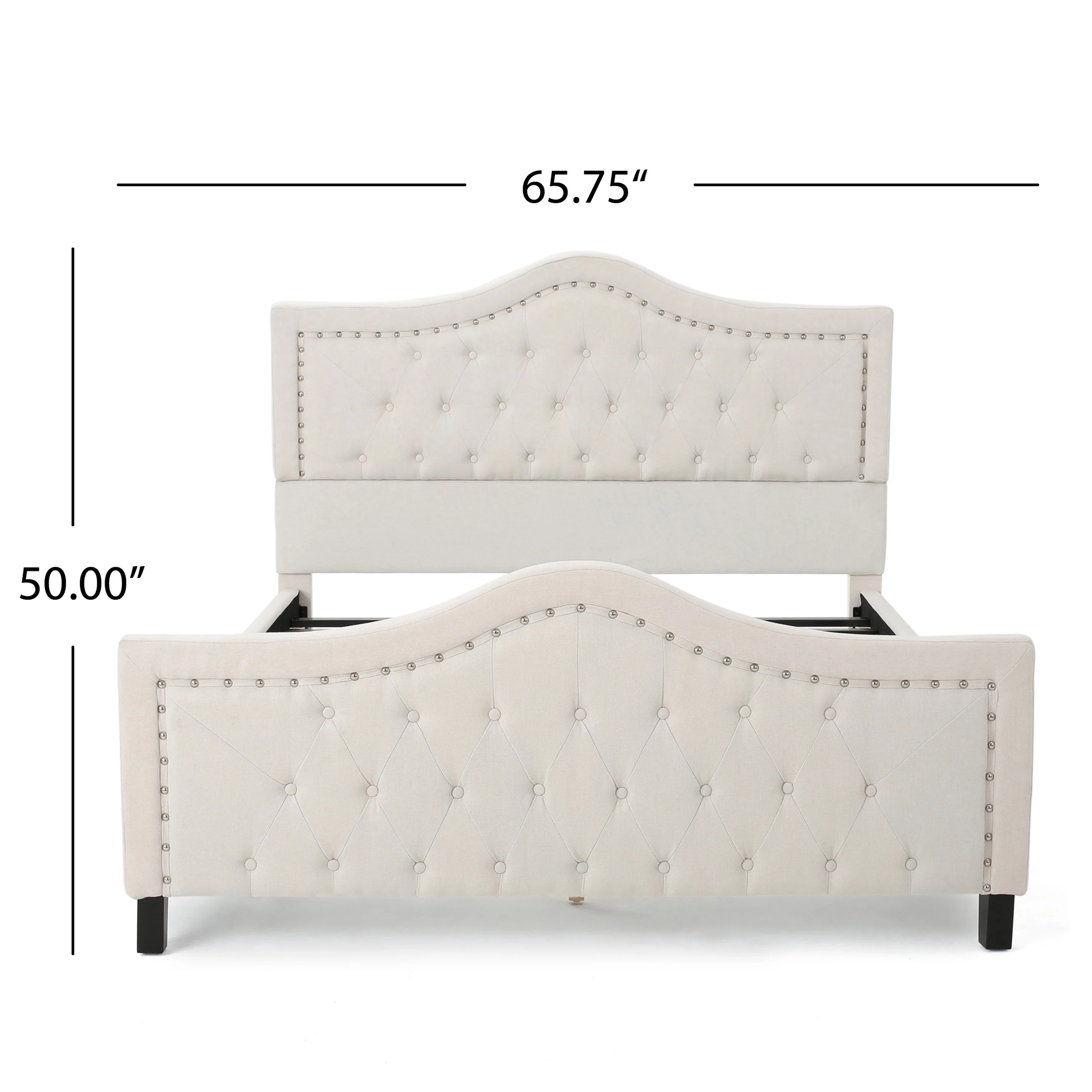 Livi Fabric Fully Upholstered Queen Bed Set - furnishings
