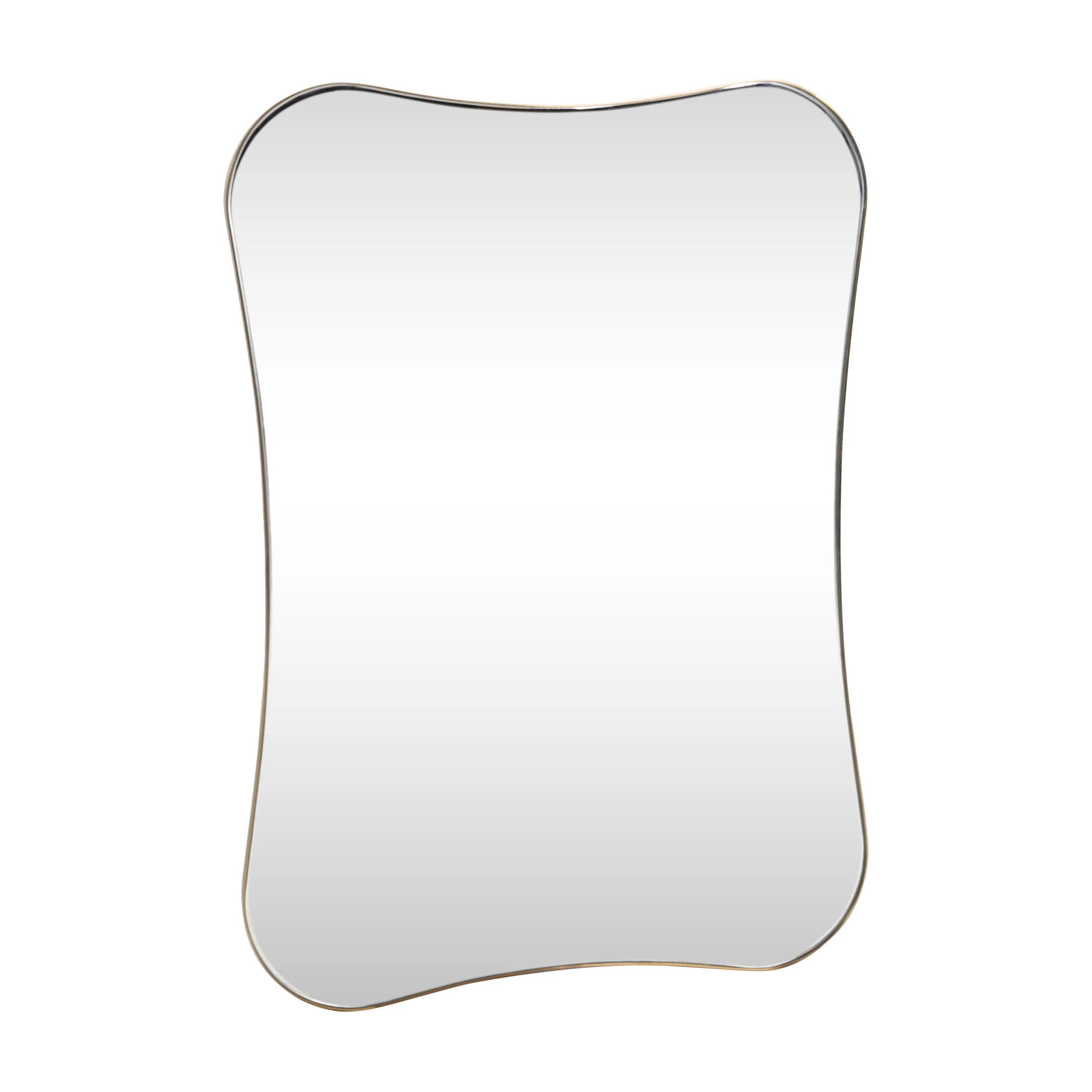 Bostick Contemporary Rounded Rectangular Wall Mirror - furnishings