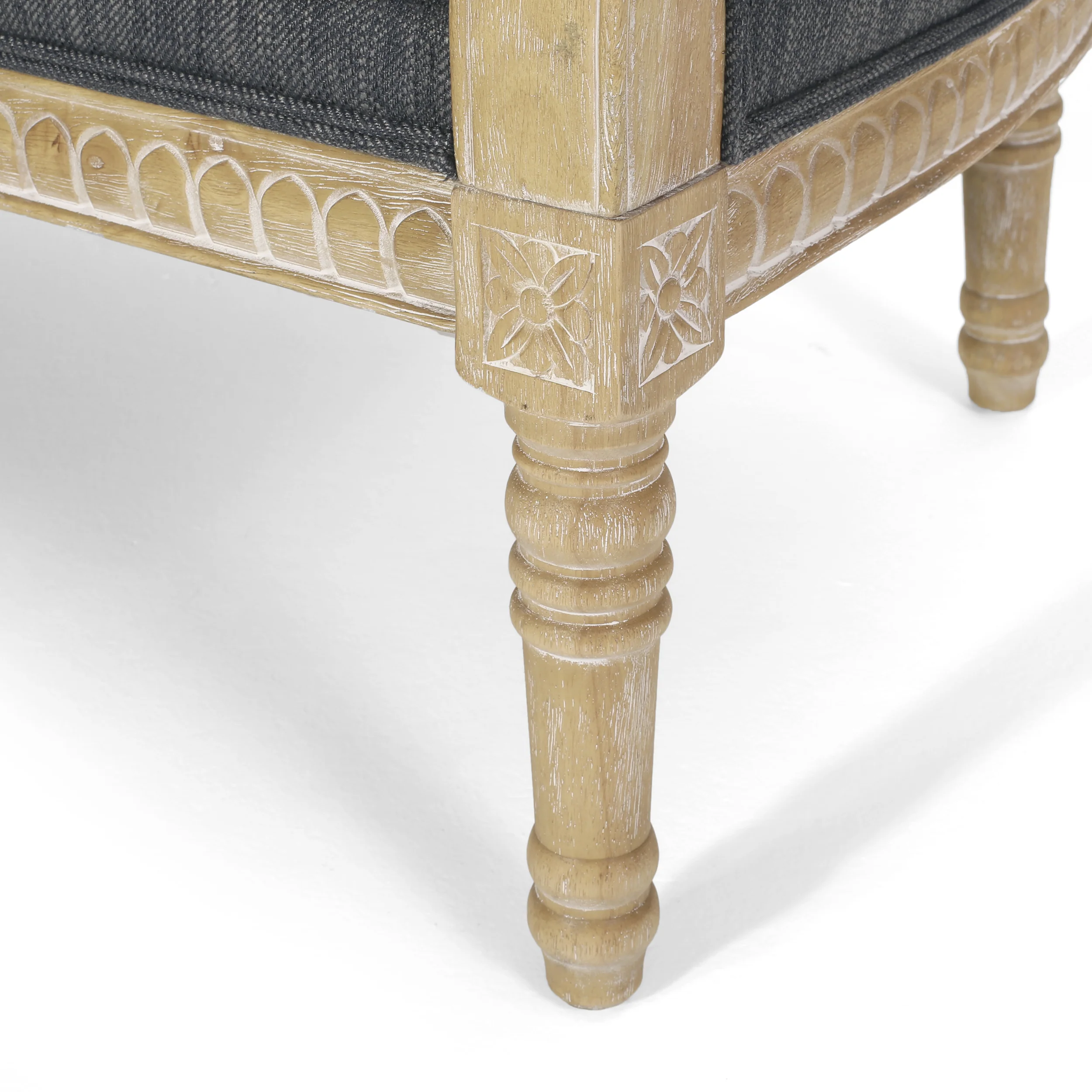 Alton French Country Fabric Upholstered Loveseat - furnishings