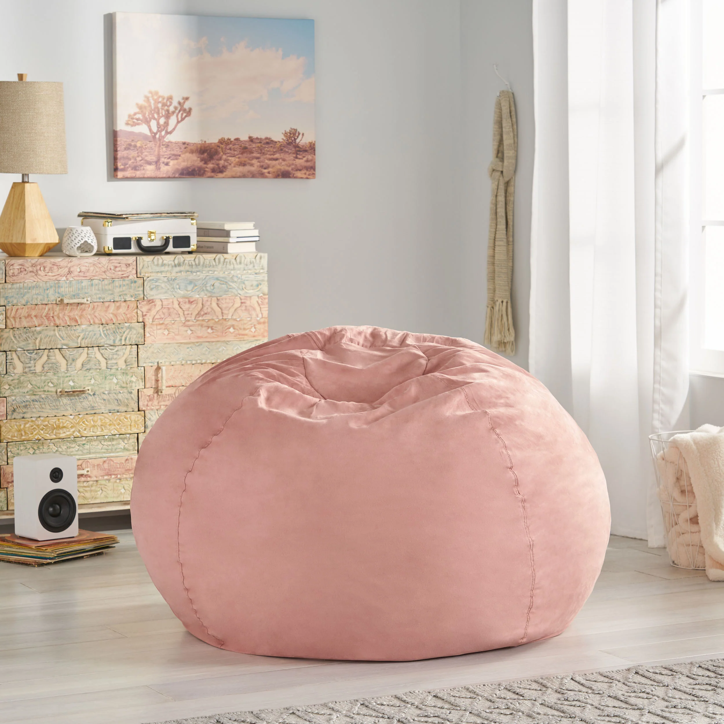 Lynnex Modern 5 Foot Microfiber Bean Bag Cover Only - furnishings