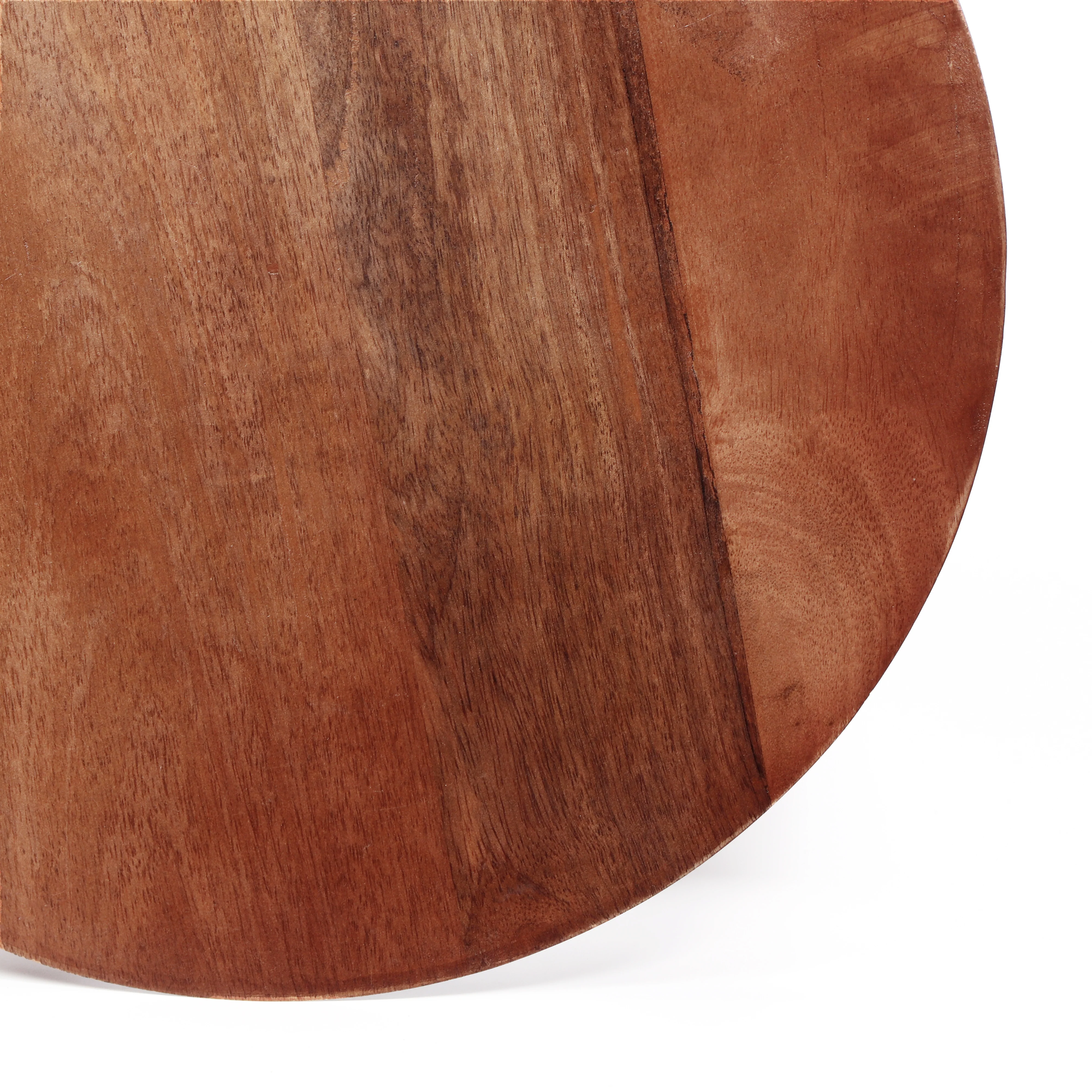 Tangelo Retro Round Mango Wood End Table - furnishings
