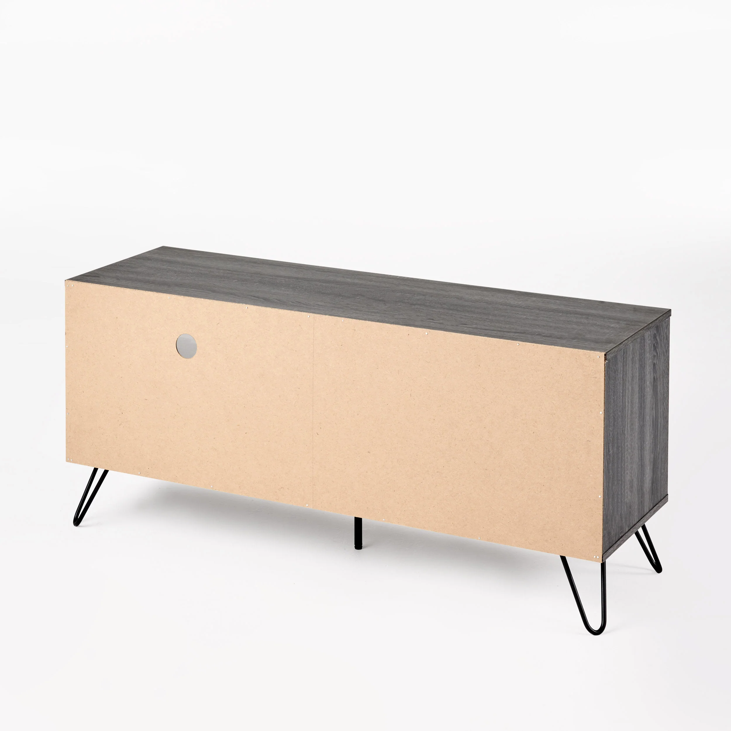 Vivian Mid Century Modern Cabinet & Shelves TV Stand - furnishings
