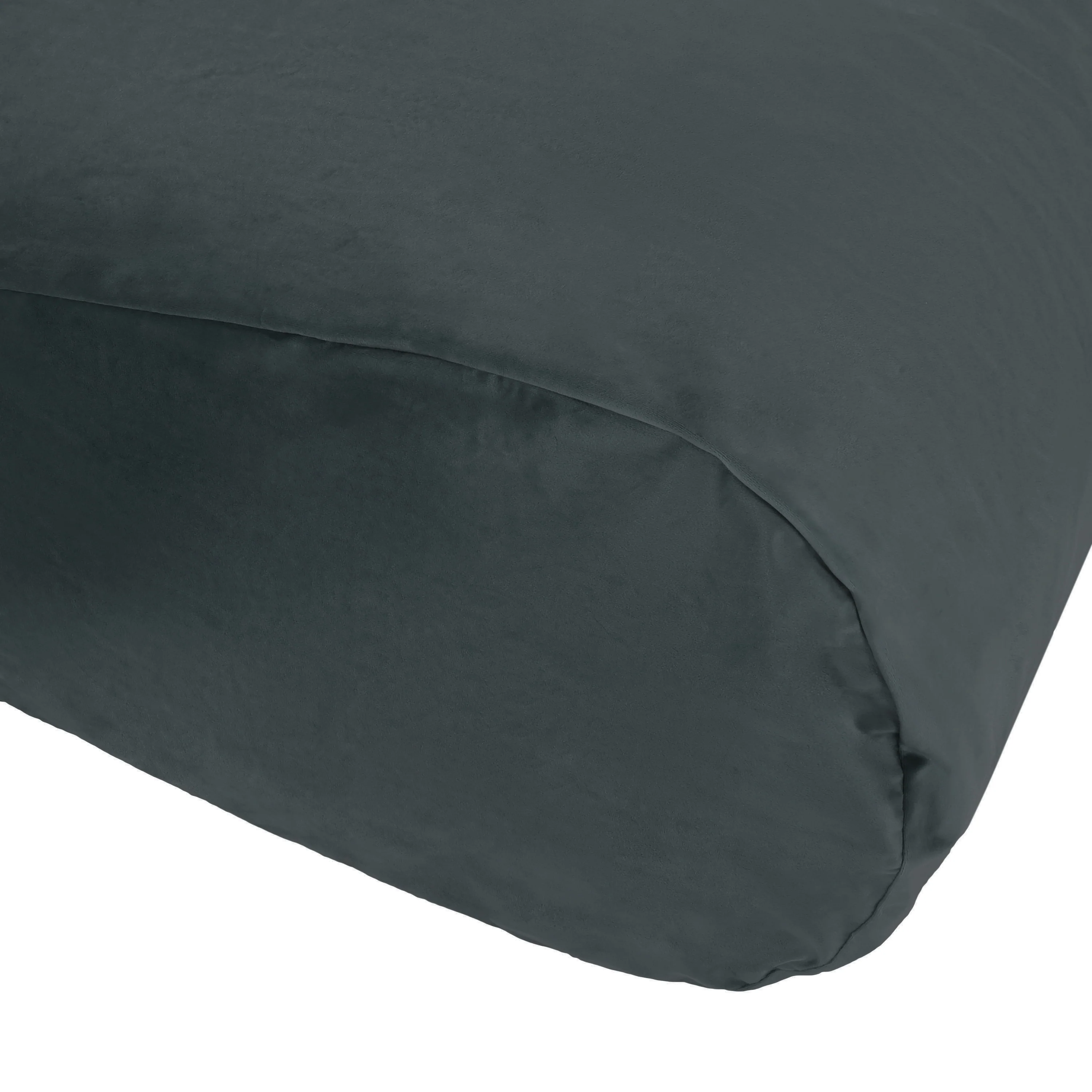 Brookover Modern Velvet 6 Foot Bean Bag Lounger - furnishings