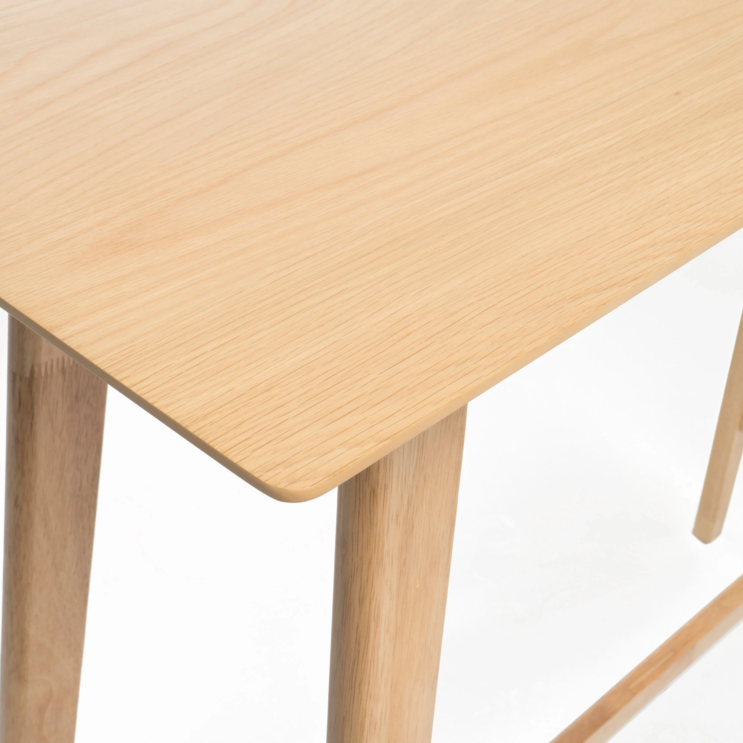 Margaret Mid-Century Rectangular Bar Table with Tapered Legs - furnishings