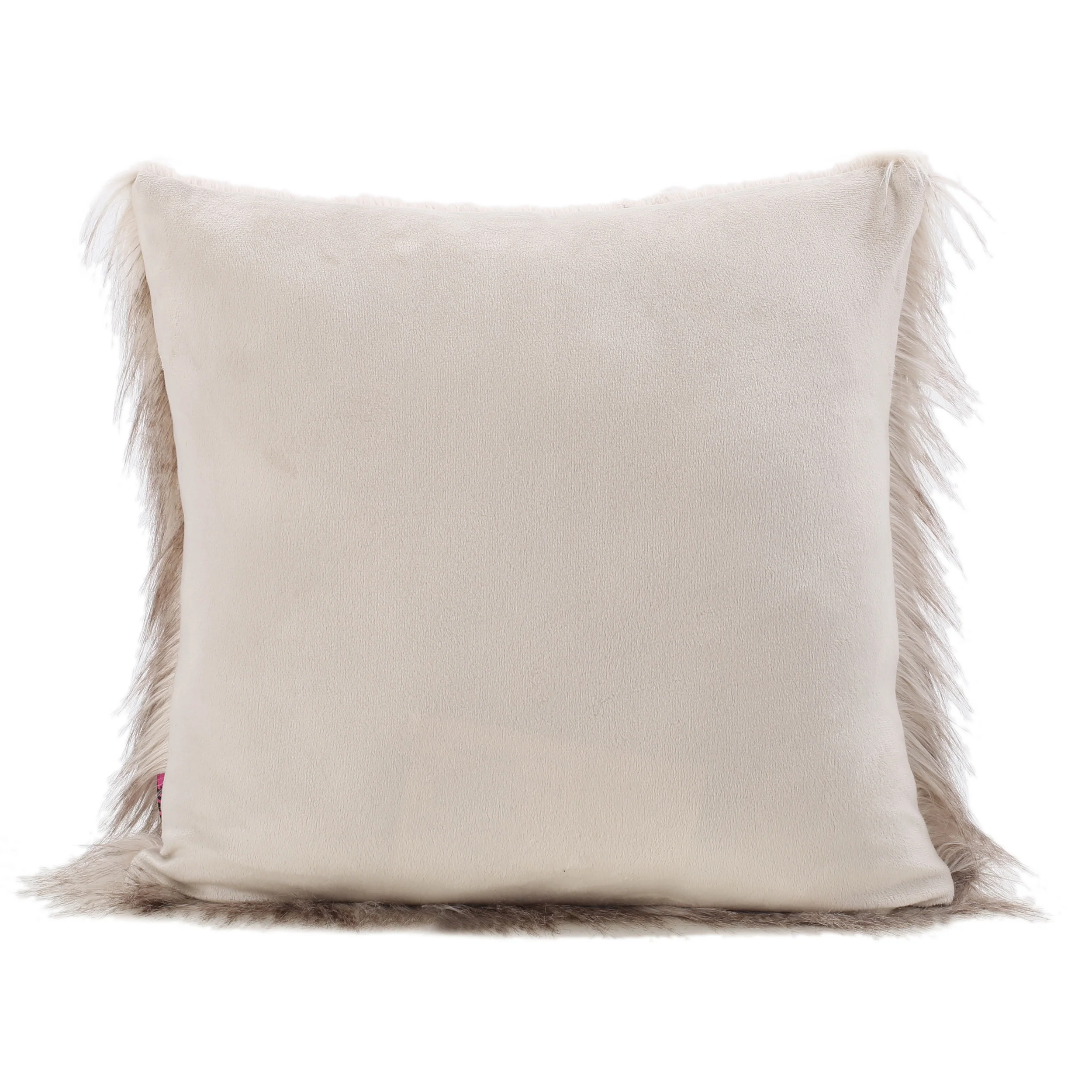 Ellison Modern Glam Faux Fur Throw Pillow - furnishings