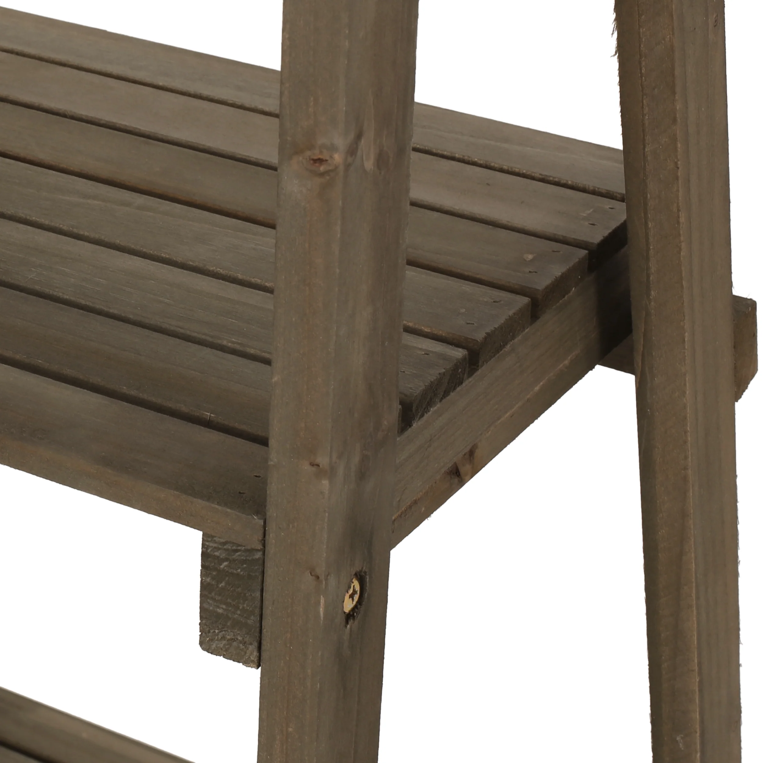 Robin Outdoor Firwood 3 Tiered Shelf, Gray - furnishings