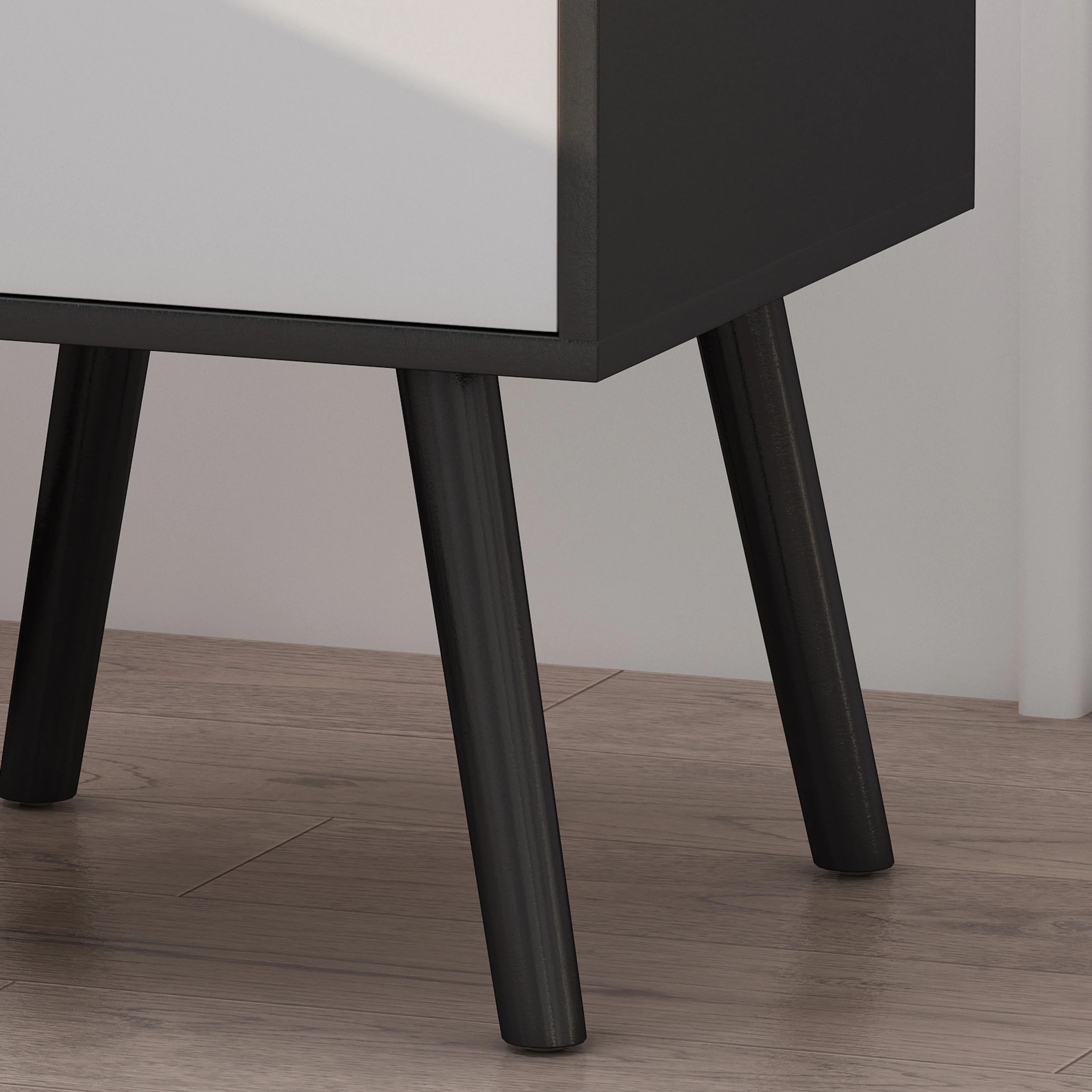 Karin Mid-Century Modern End Table w/ Drawer - furnishings